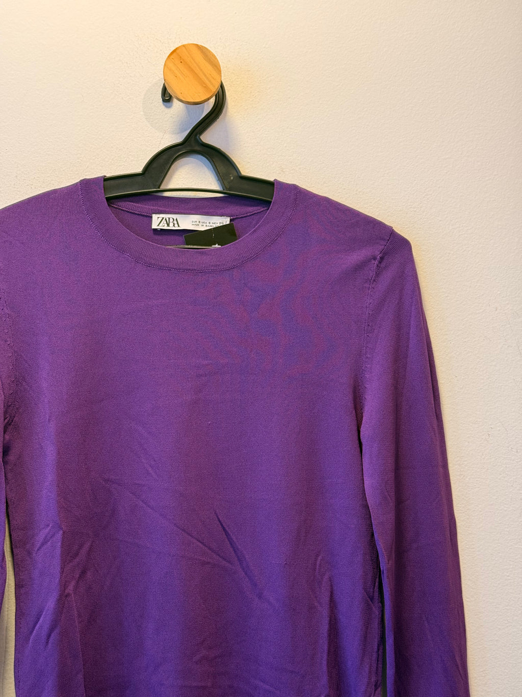 Tricot Roxo Zara