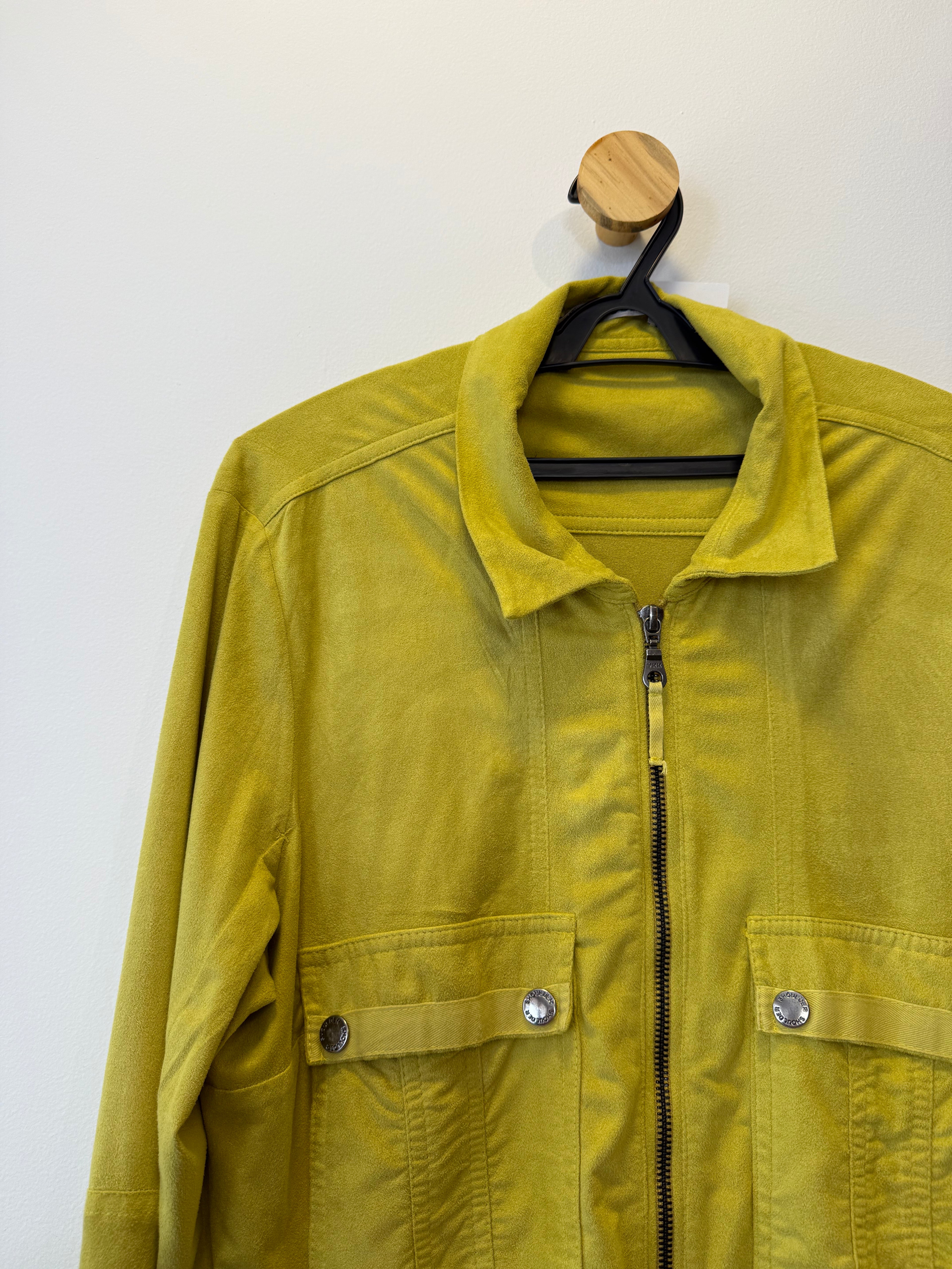 Jaqueta Suede Amarela