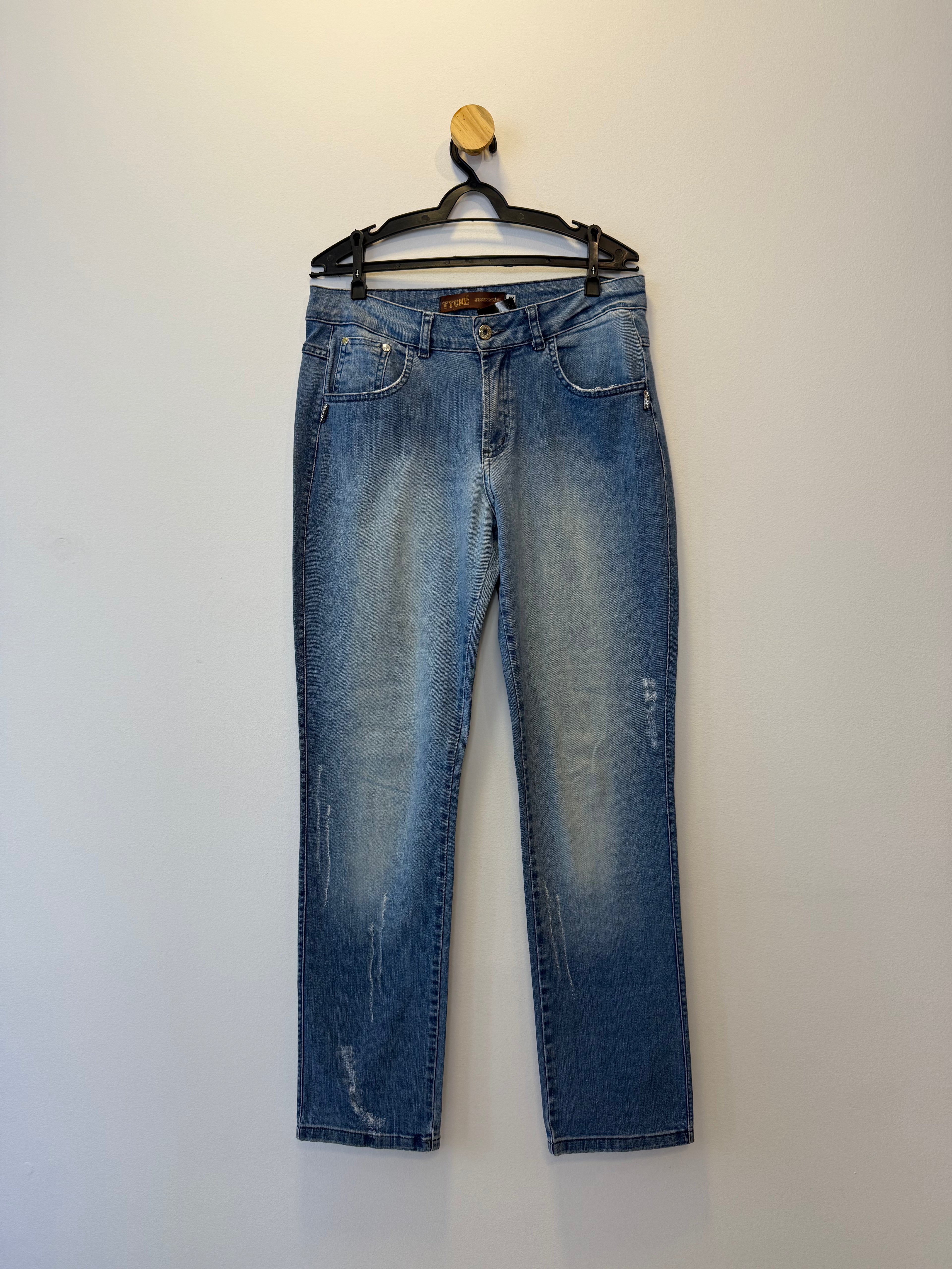 Calça Jeans Reta Tyché