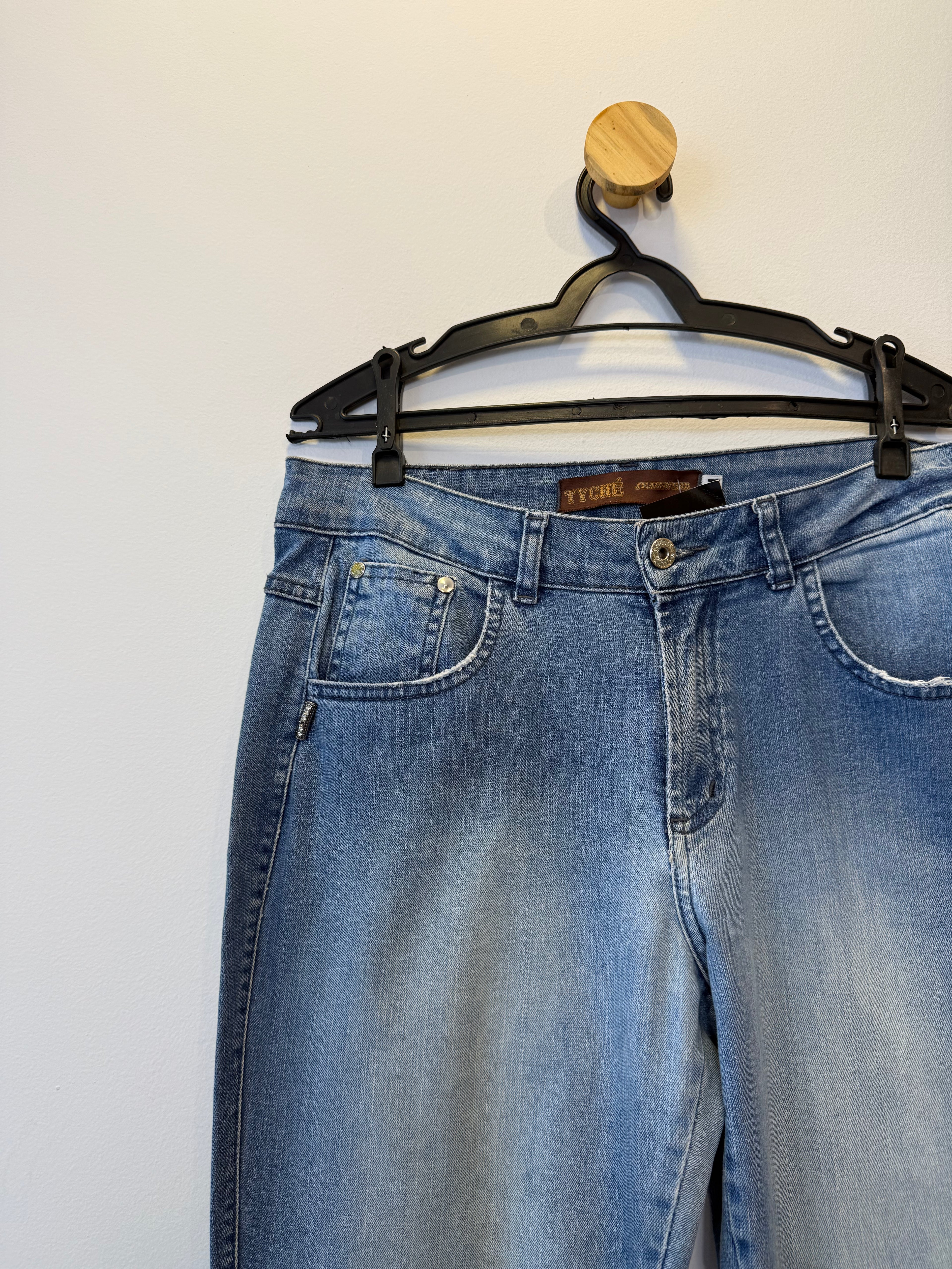 Calça Jeans Reta Tyché