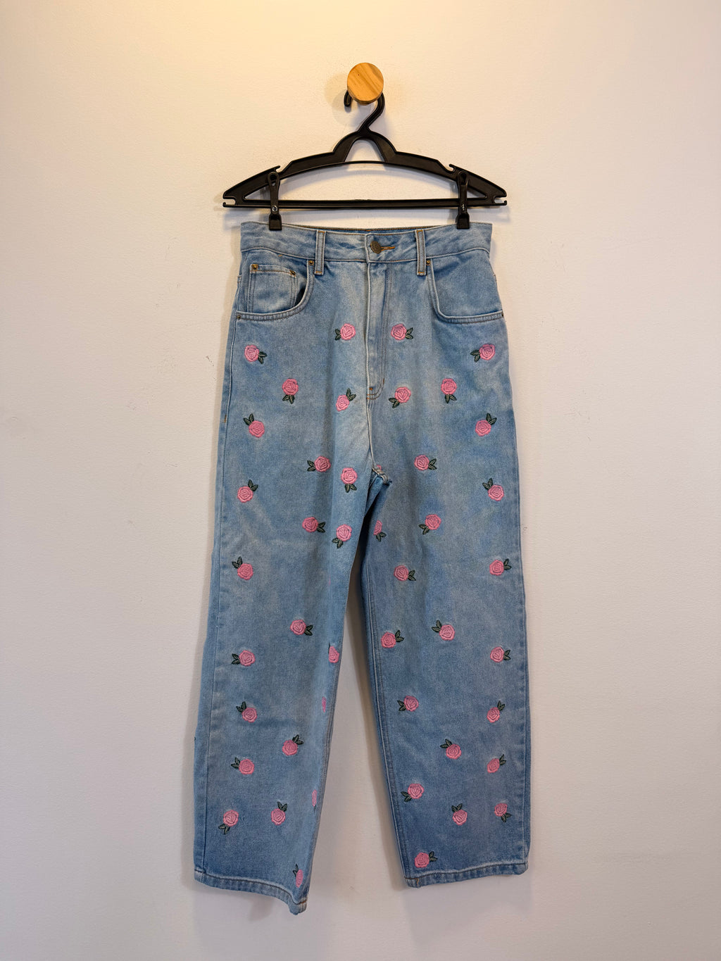 Calça Jeans Rosas Nati Vozza