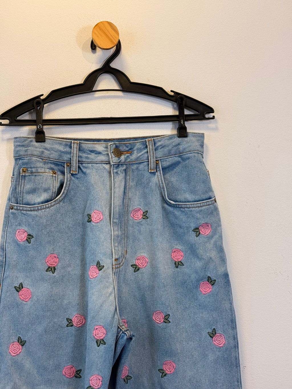 Calça Jeans Rosas Nati Vozza