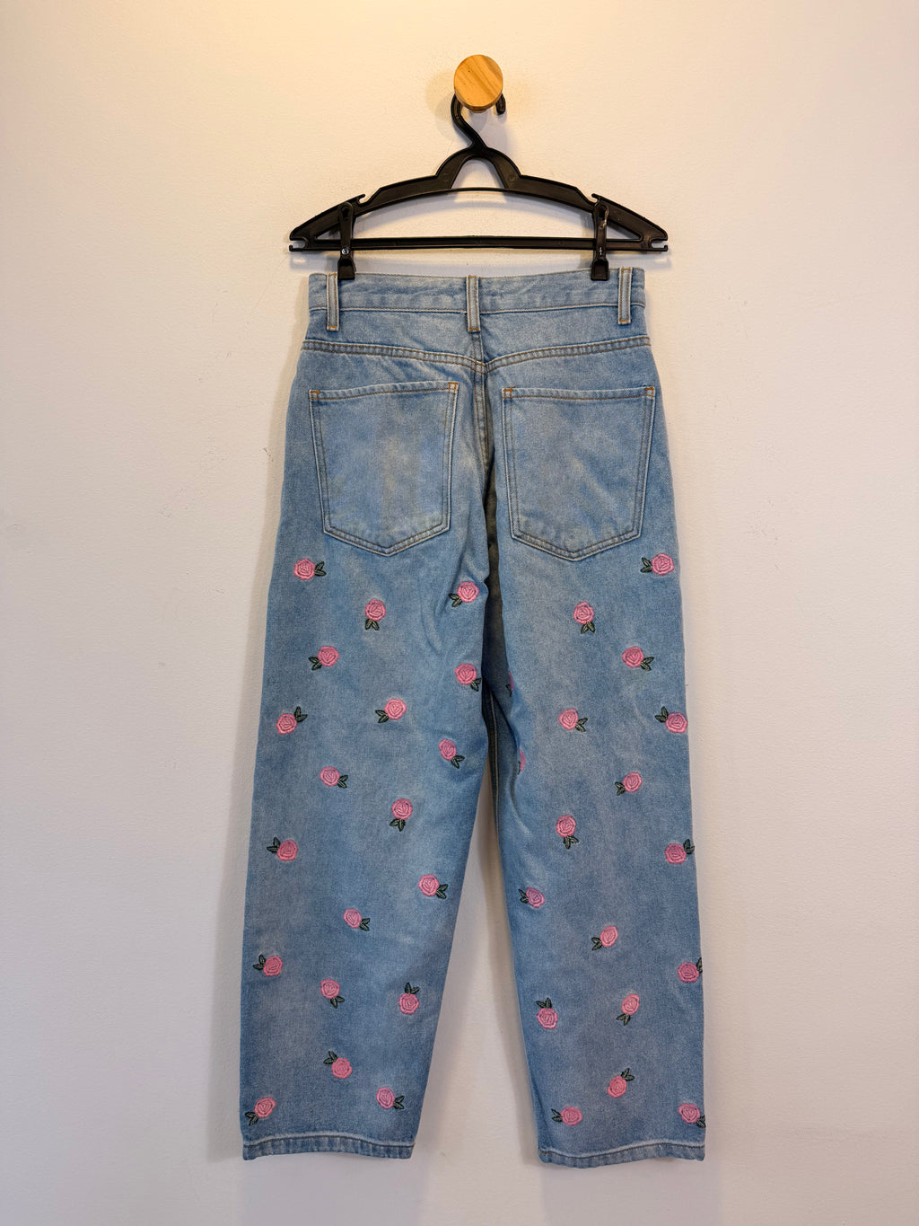 Calça Jeans Rosas Nati Vozza