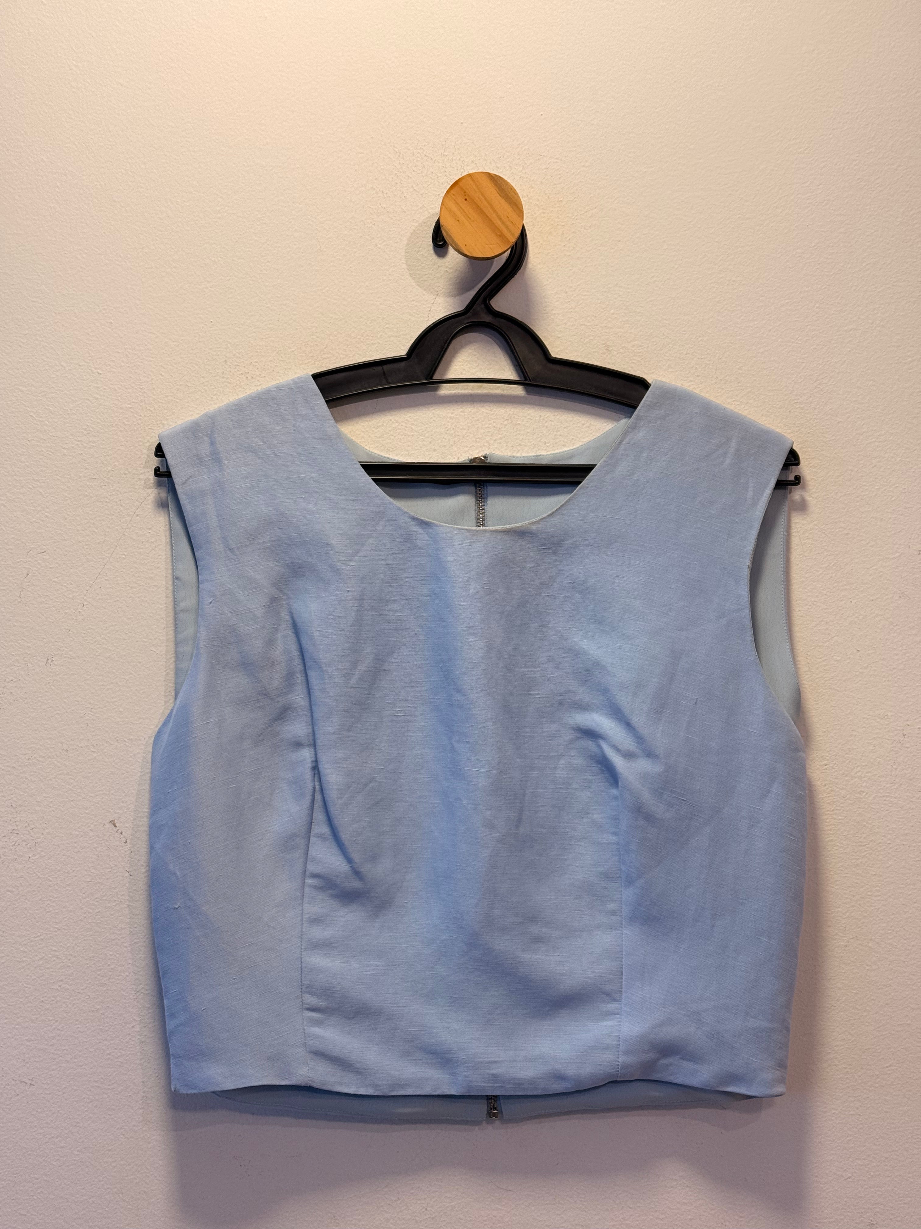 Cropped Azul LMG