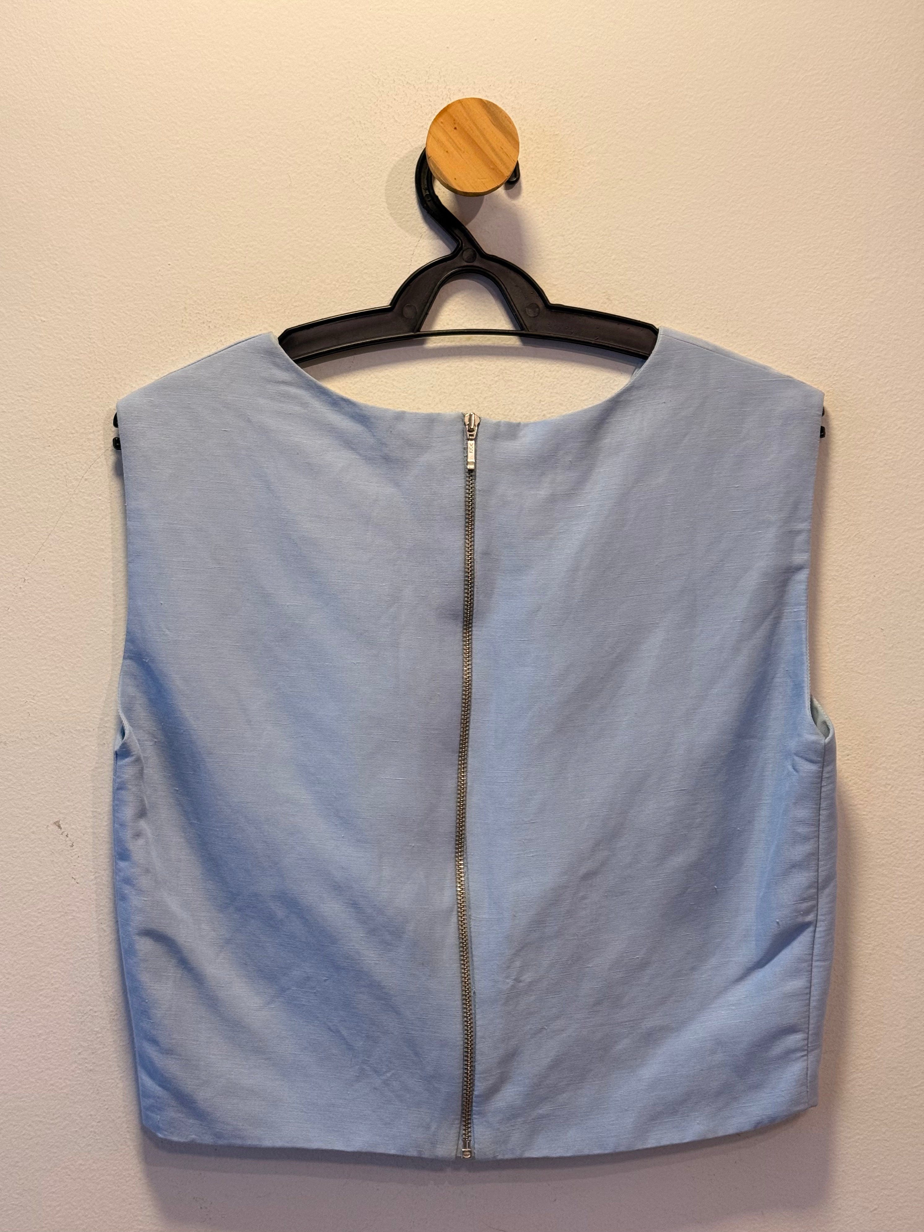 Cropped Azul LMG