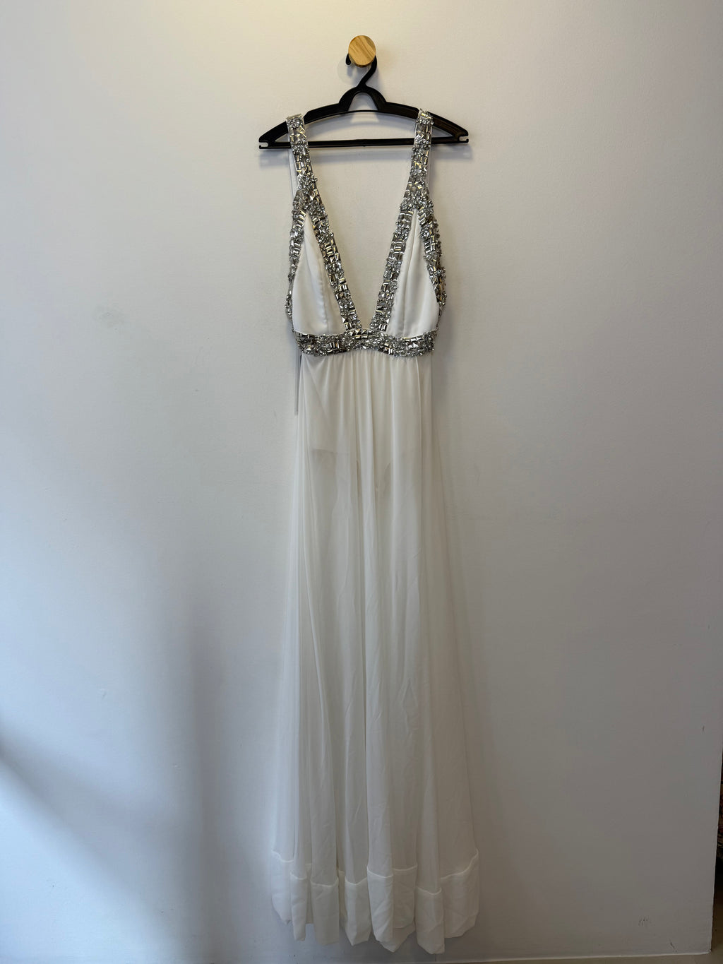 Vestido de Festa Longo em Pedraria
