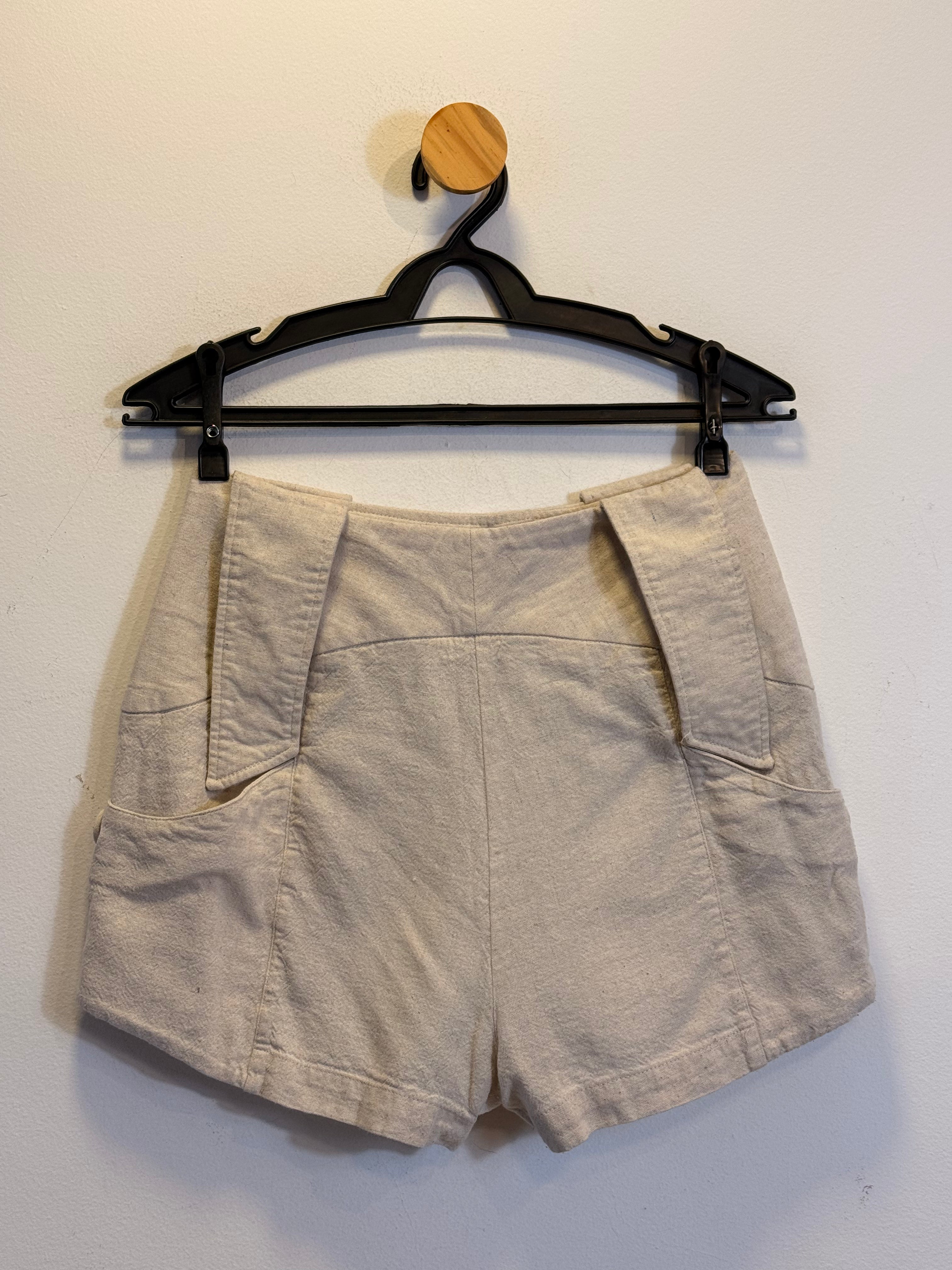 Short Cru Tissé