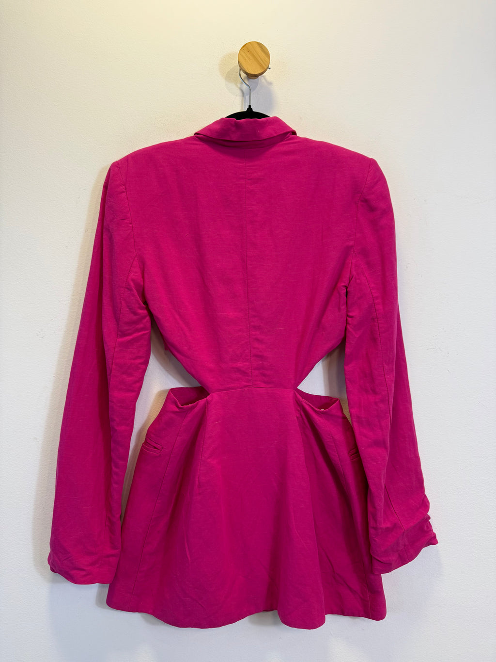 Vestido Curto Blazer Rosa L'Cecci