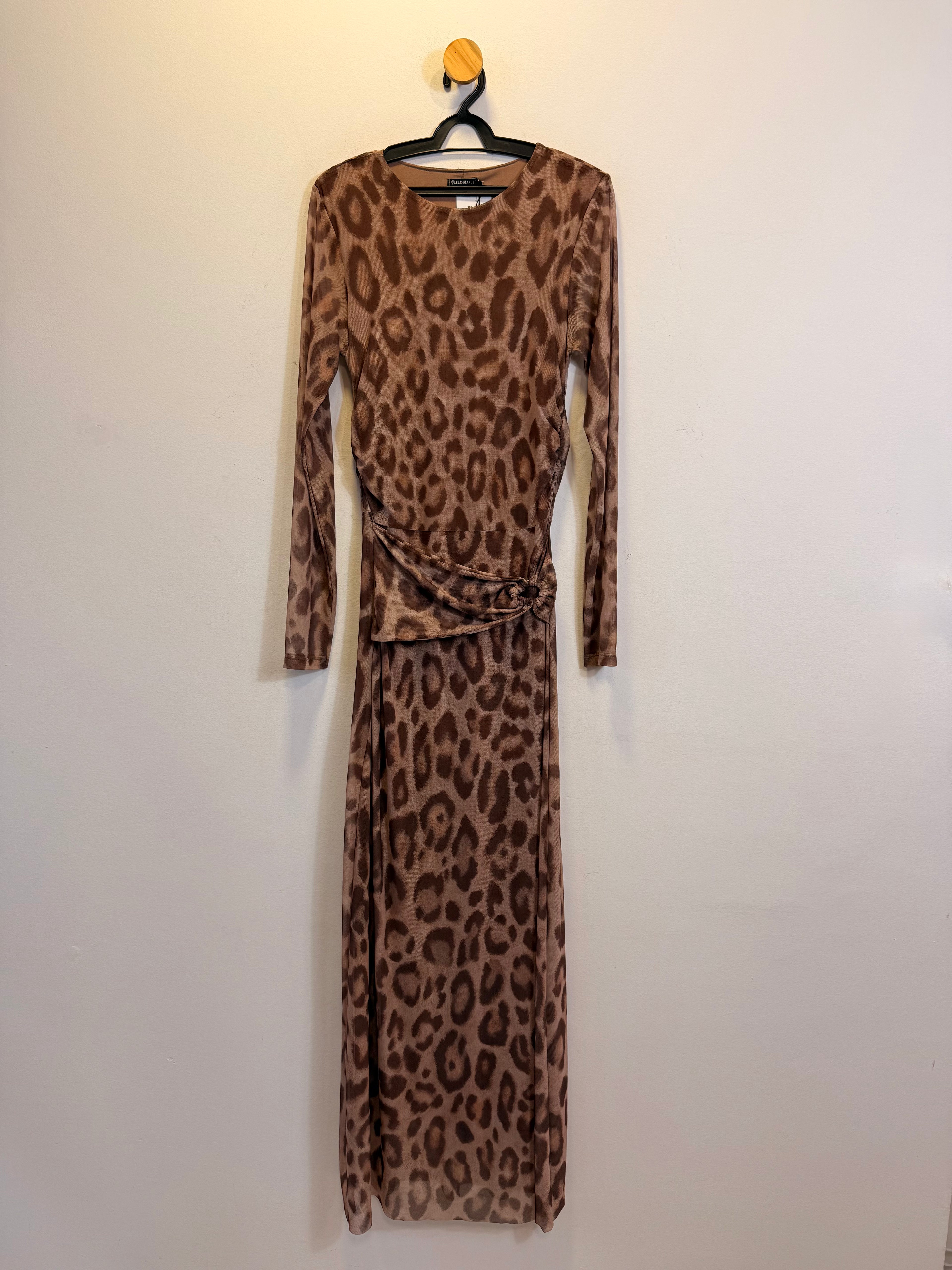 Vestido Longo Animal Print Le Lis Blanc