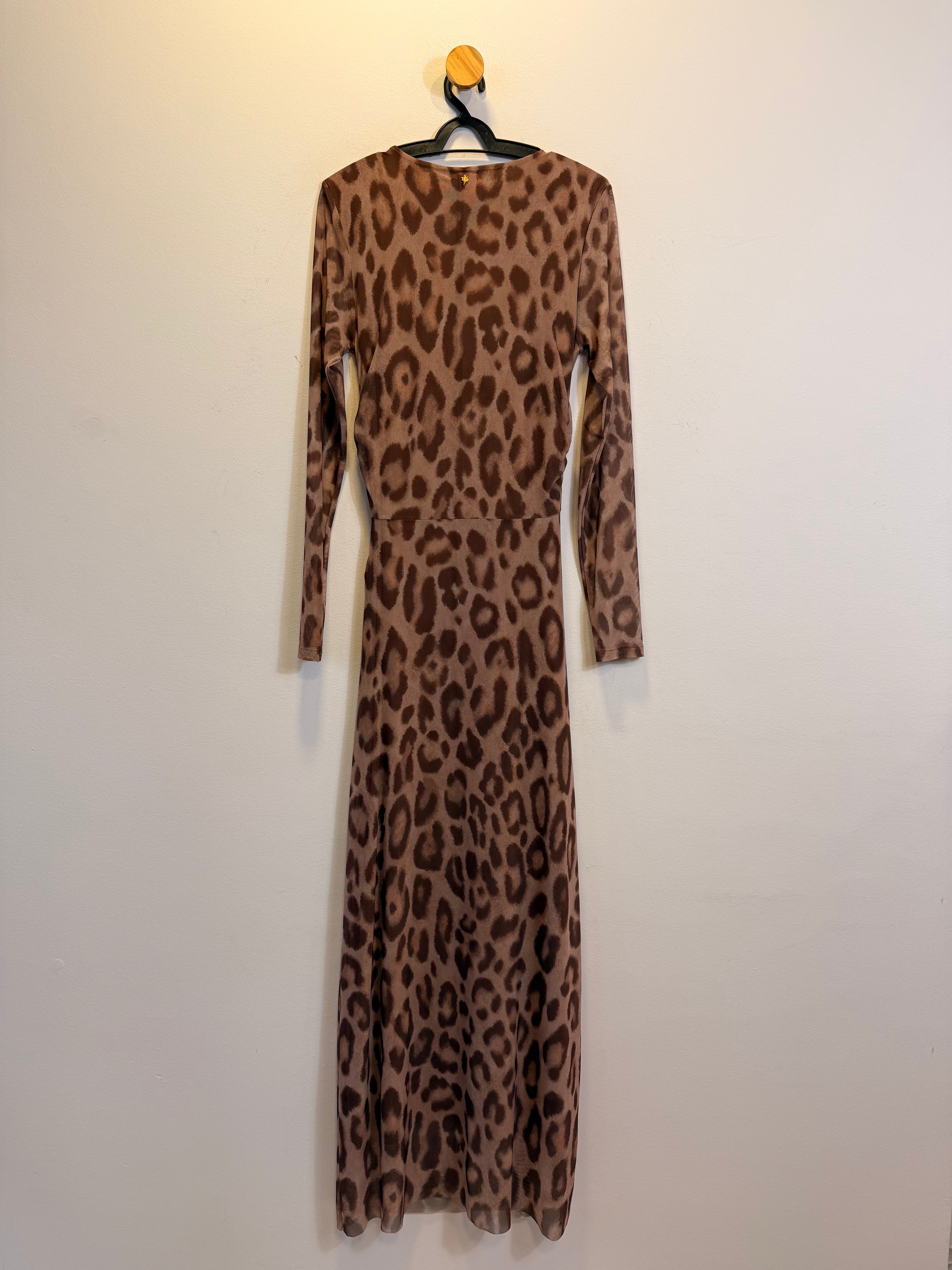 Vestido Longo Animal Print Le Lis Blanc