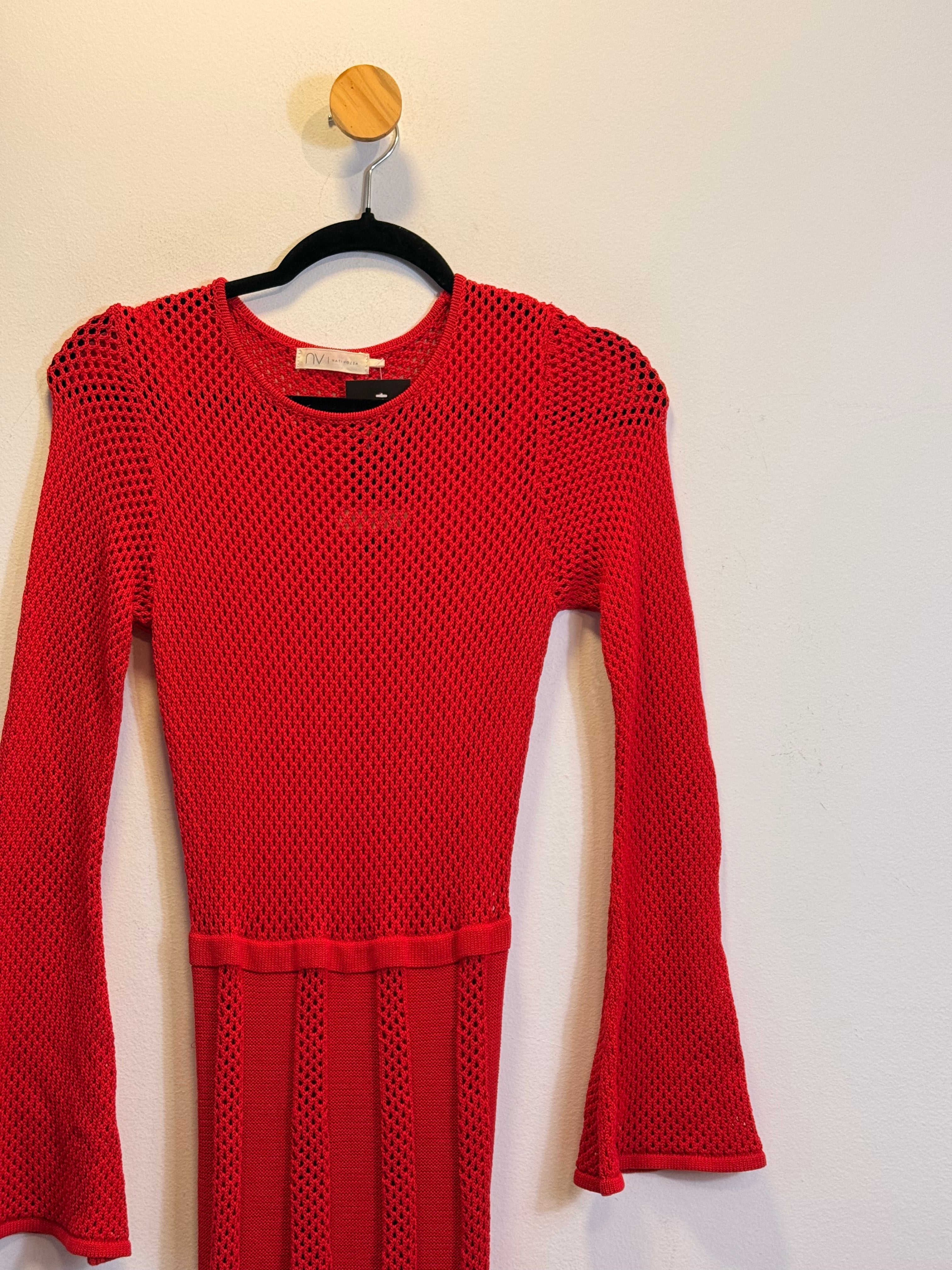 Vestido Vermelho Nati Vozza