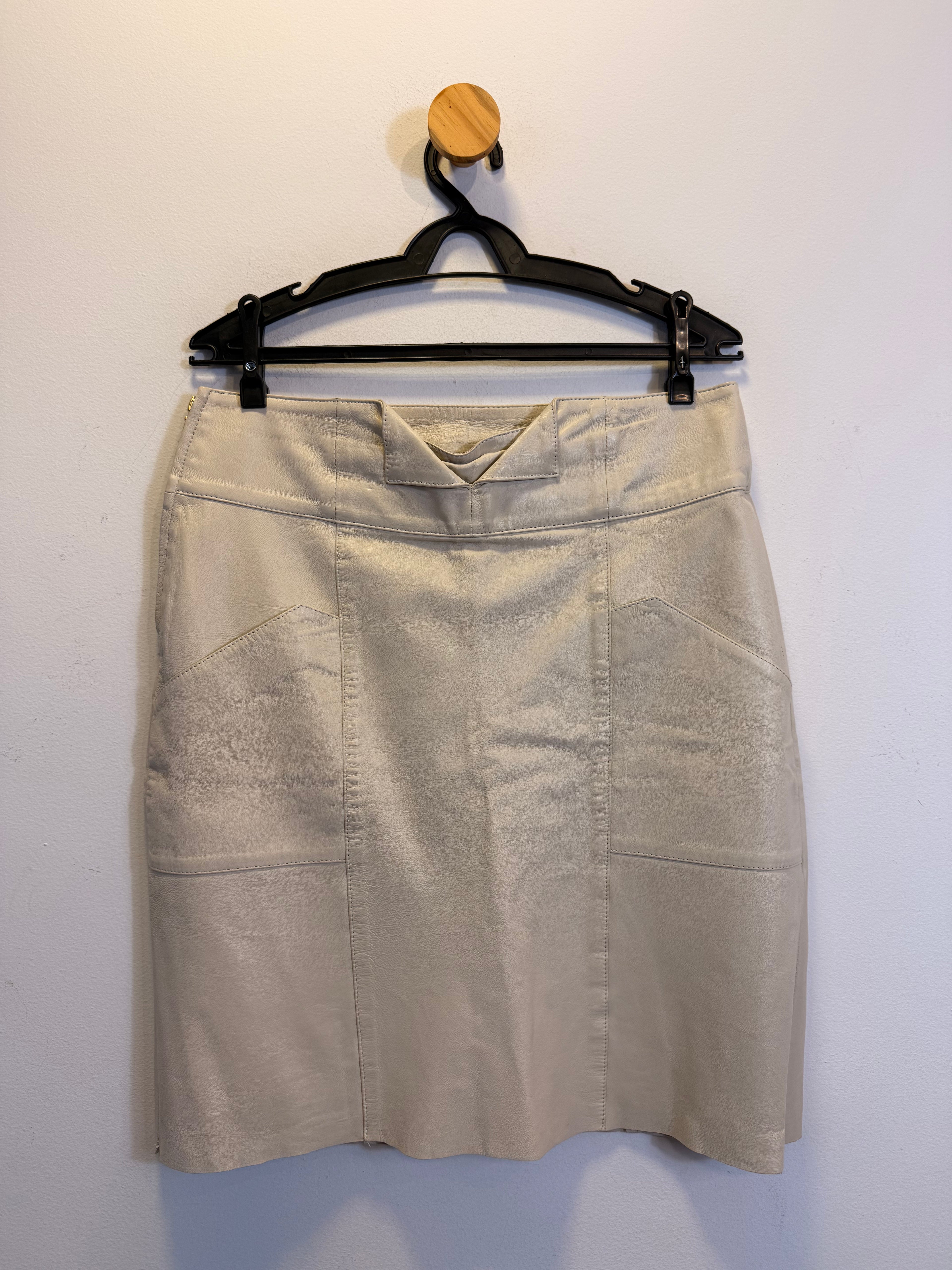Saia Off White Couro Fig