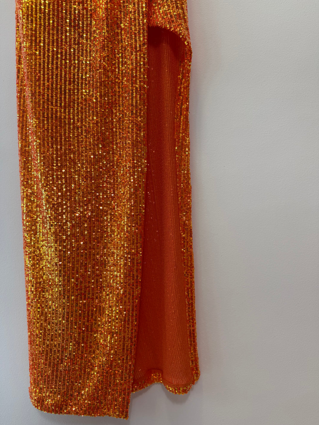 Vestido de Festa em Paete Laranja