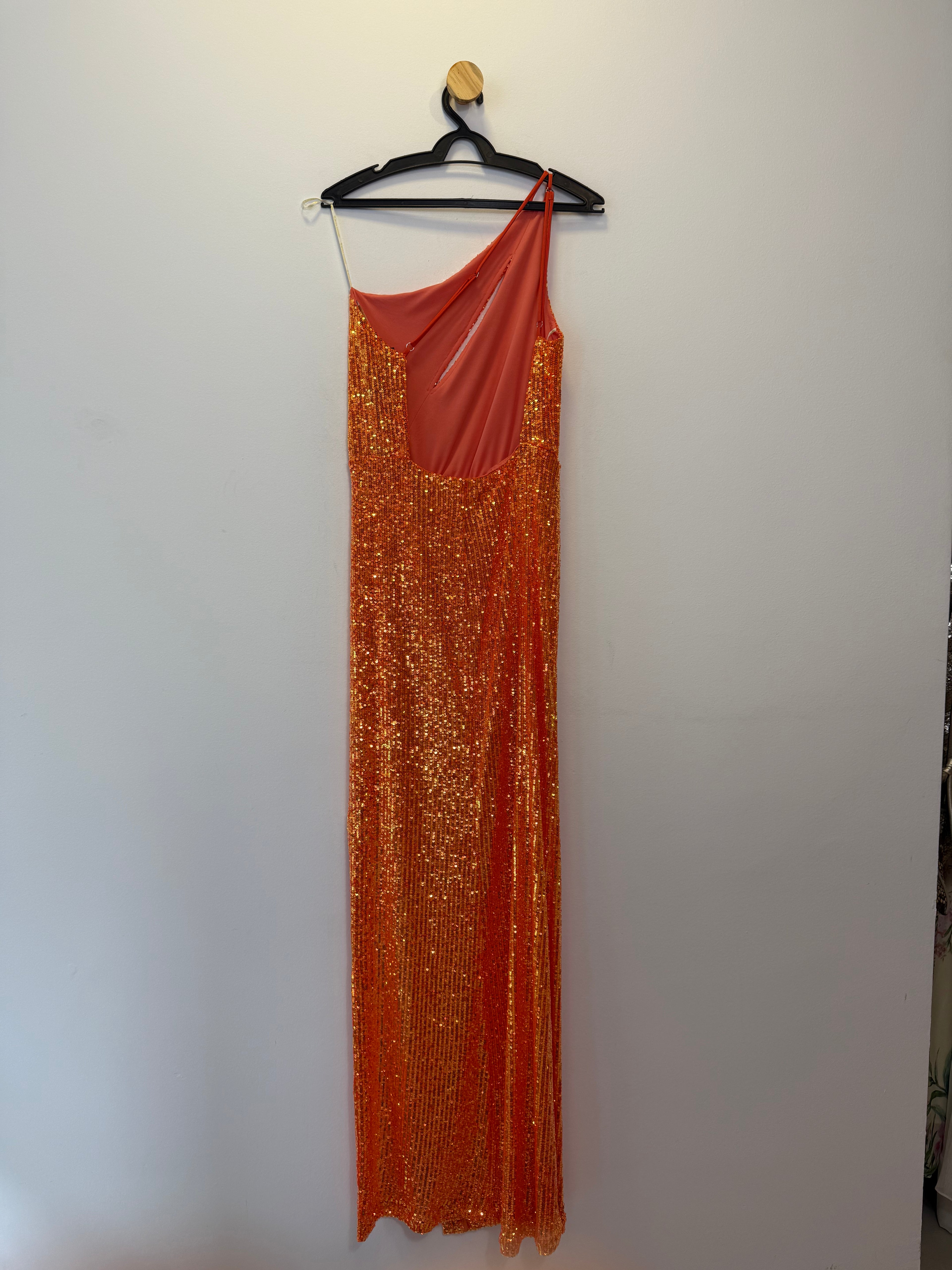 Vestido de Festa em Paete Laranja