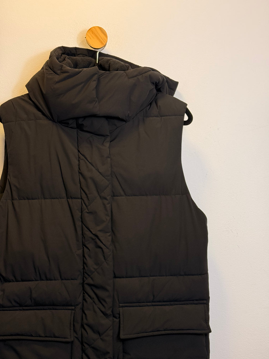 Colete Puffer Alongado