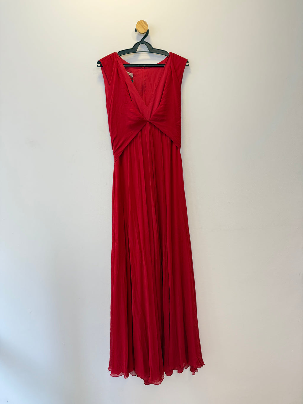 Vestido de Festa Vermelho Seda