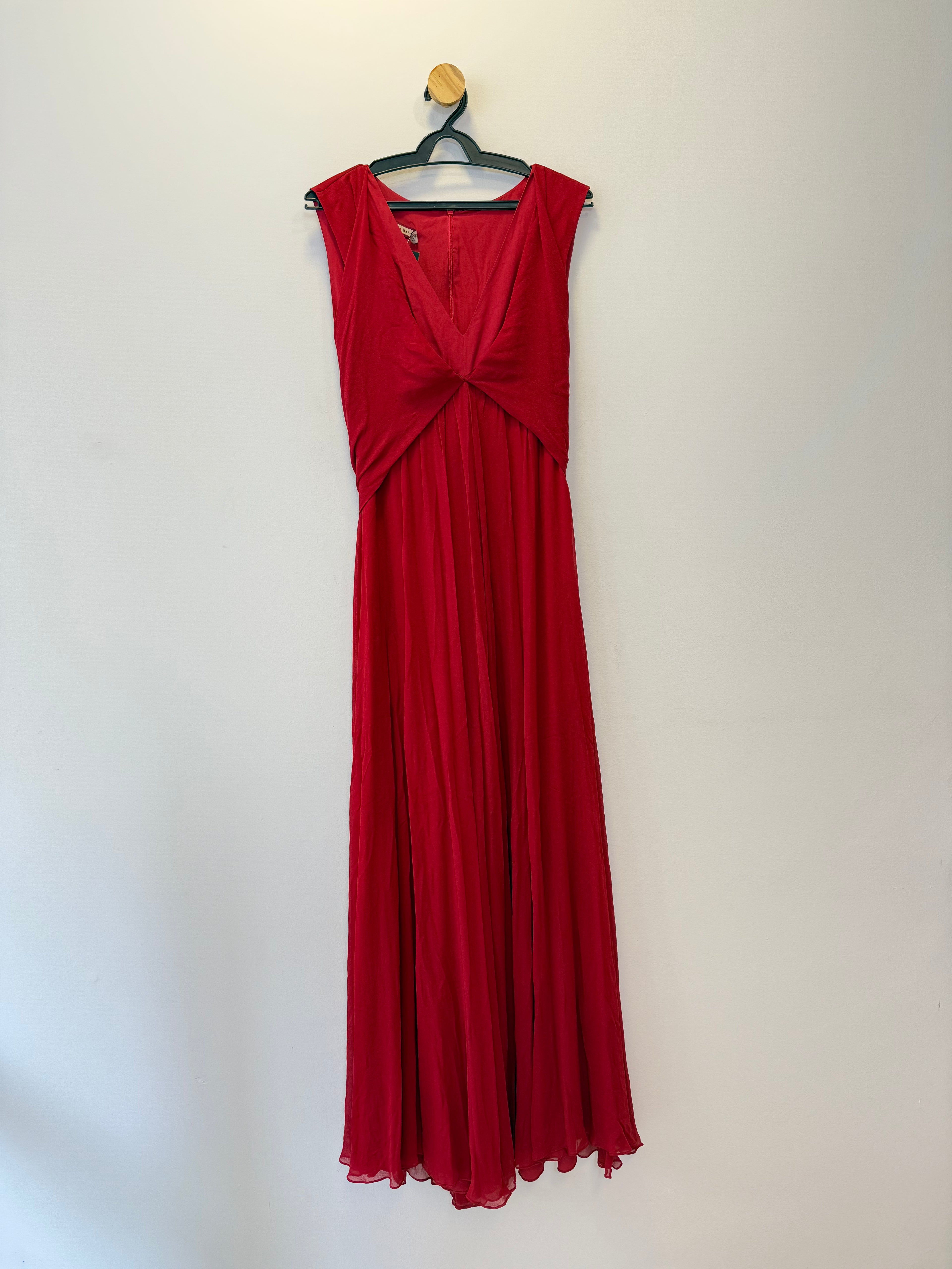 Vestido de Festa Vermelho Seda