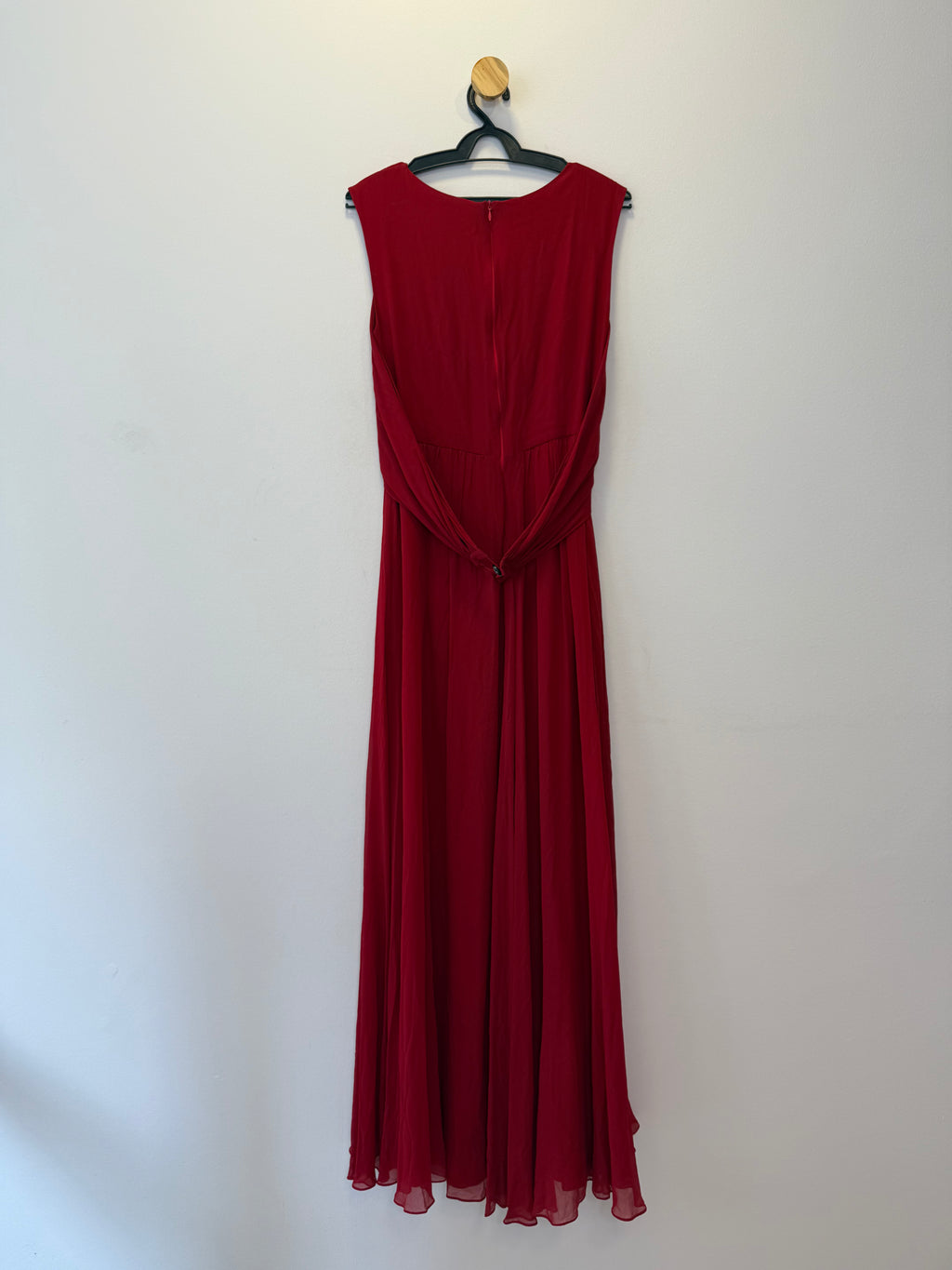 Vestido de Festa Vermelho Seda