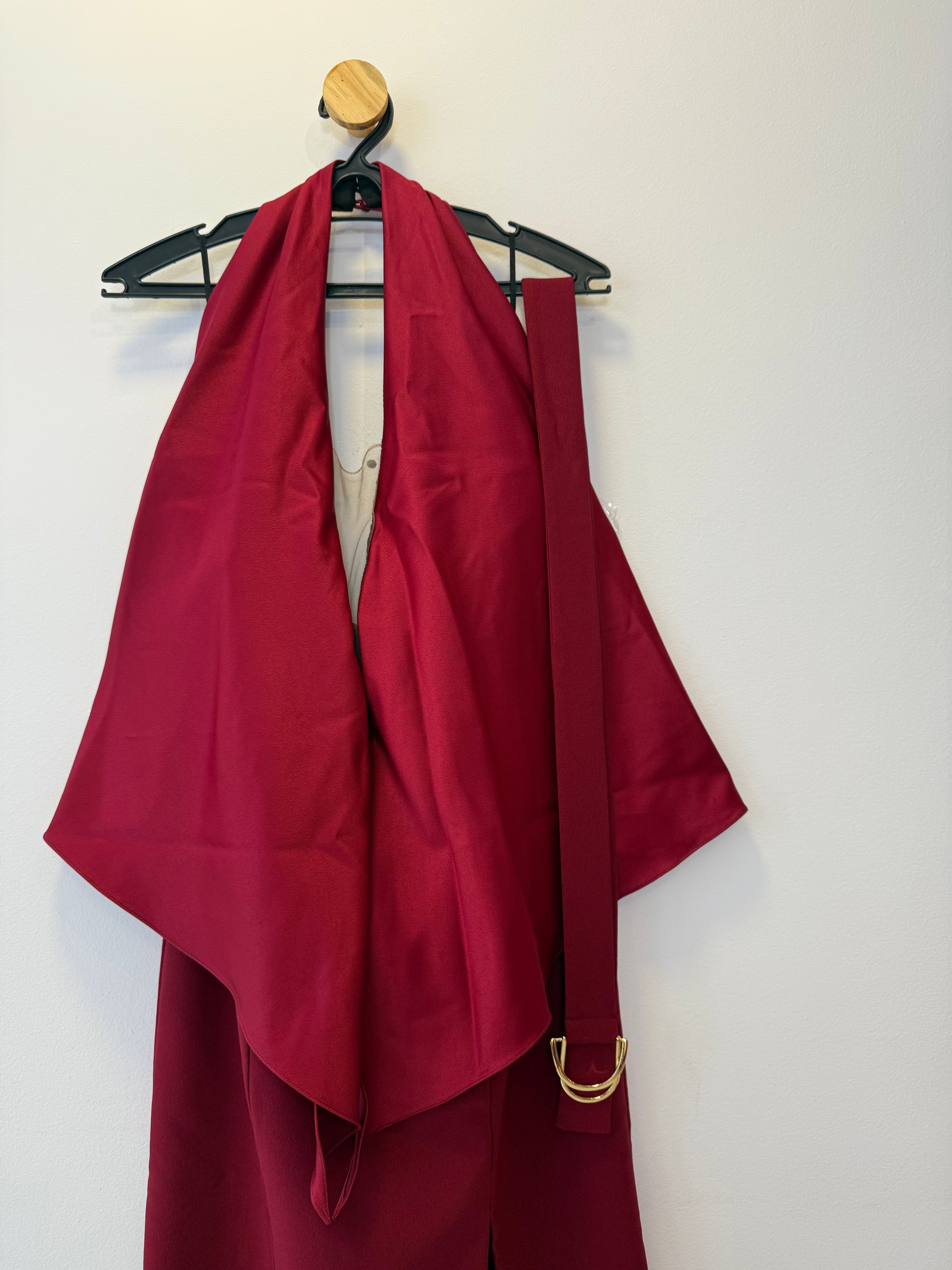 Vestido de Festa Curto Vinho