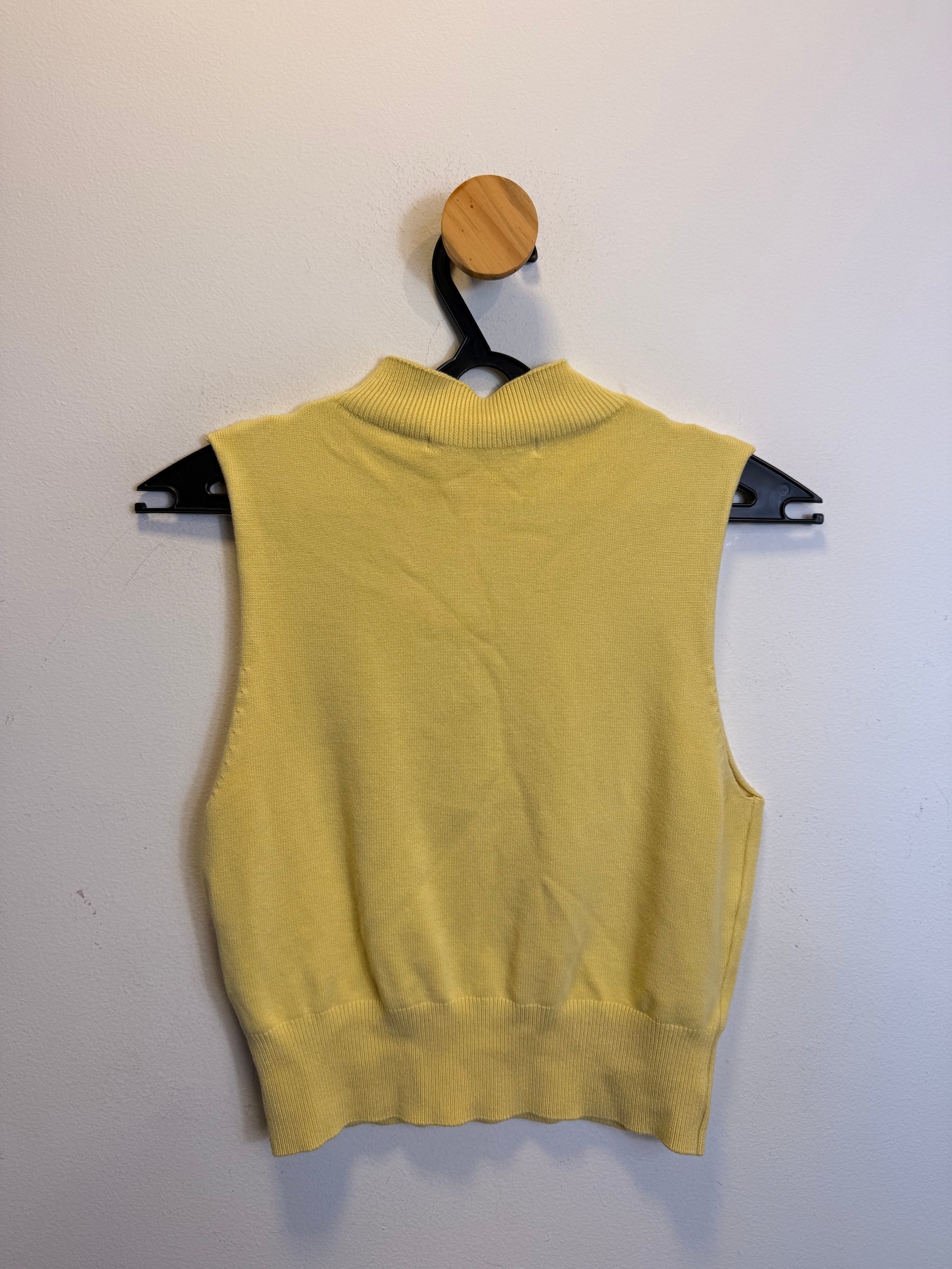 Blusa Malha Amarela Viviane Furrier