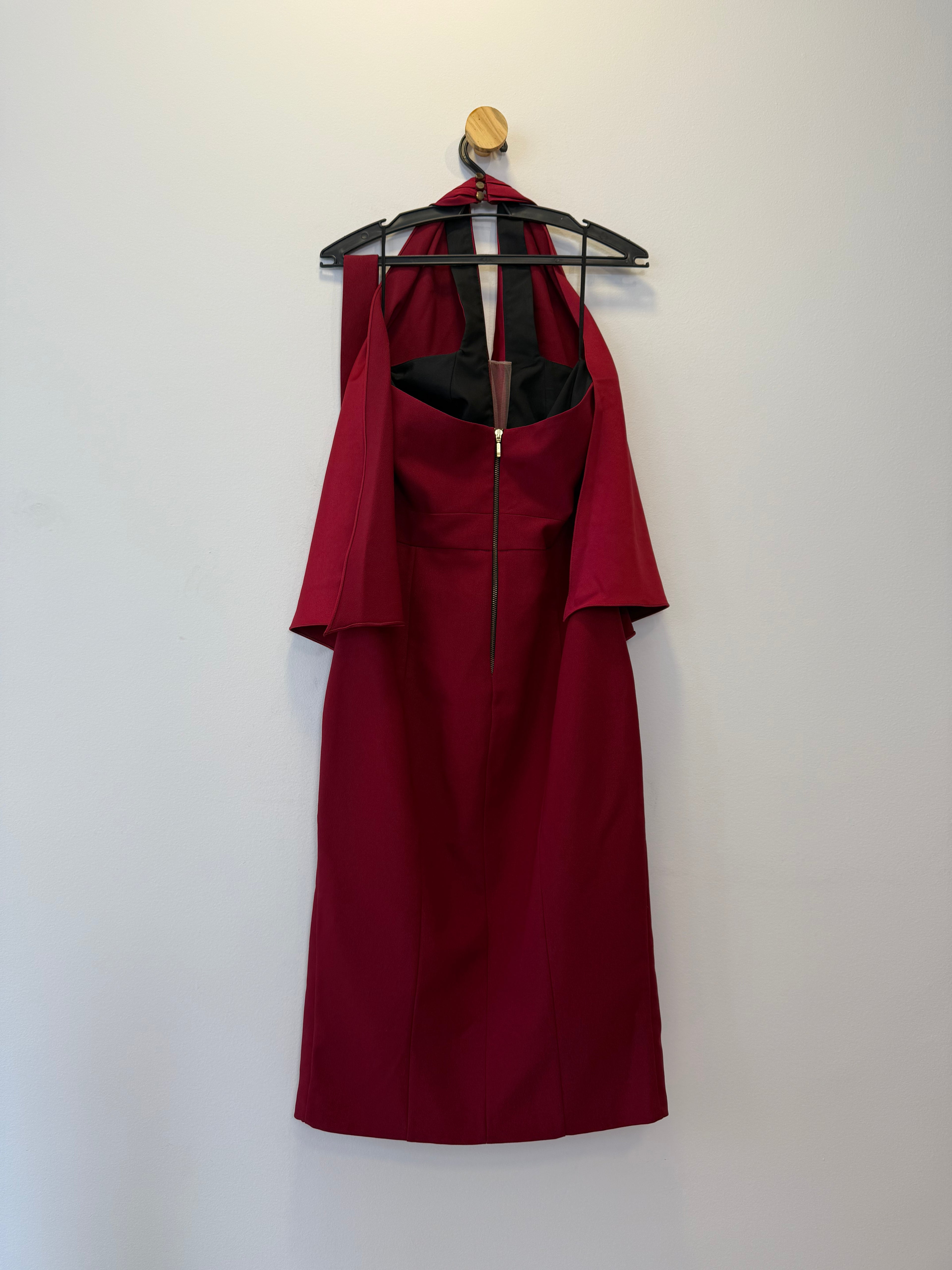 Vestido de Festa Curto Vinho