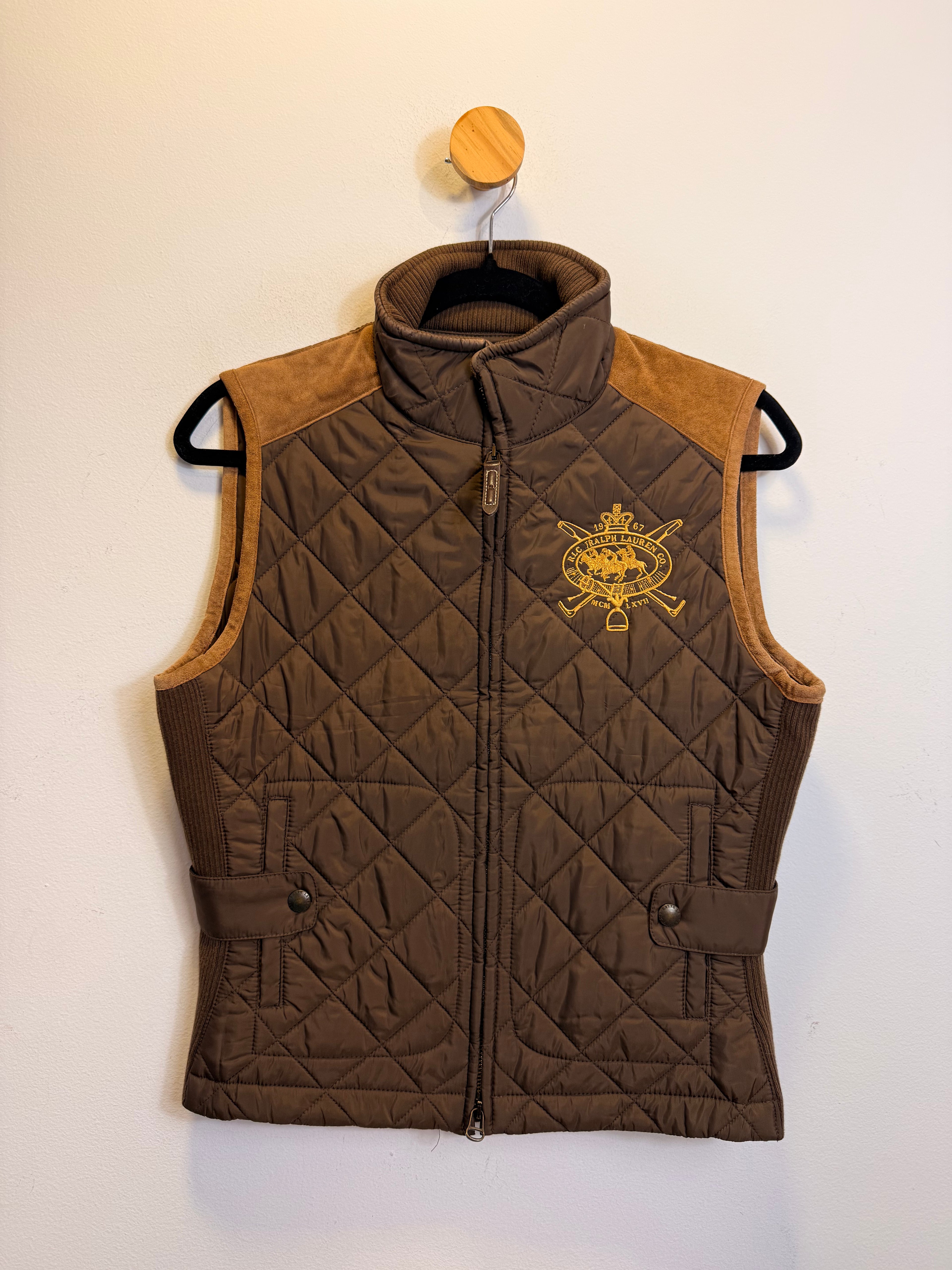 Colete Marrom Ralph Lauren