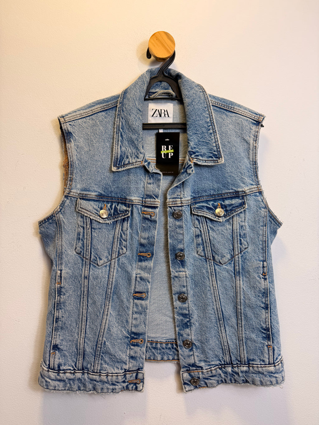 Colete Jeans Zara
