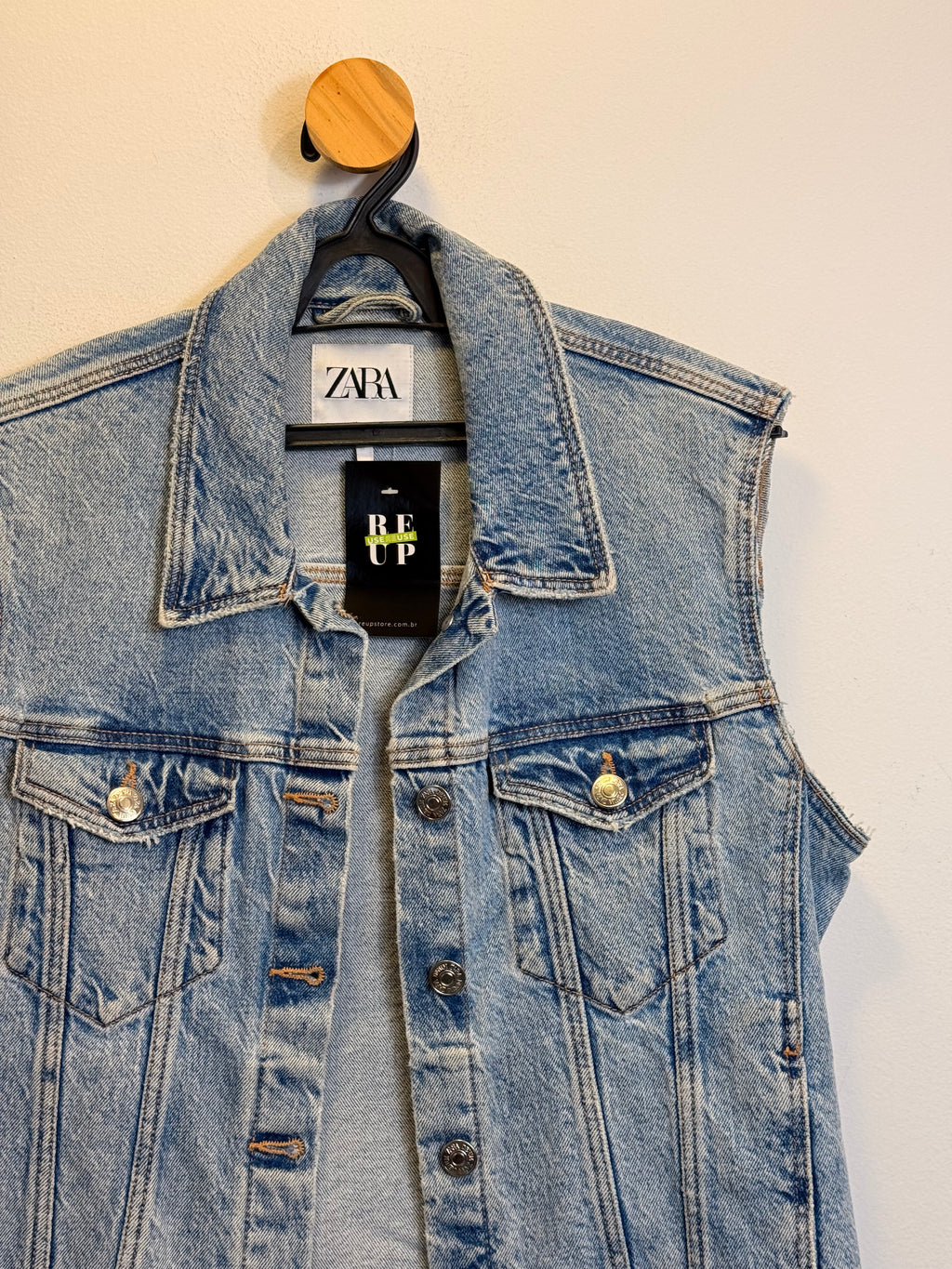 Colete Jeans Zara