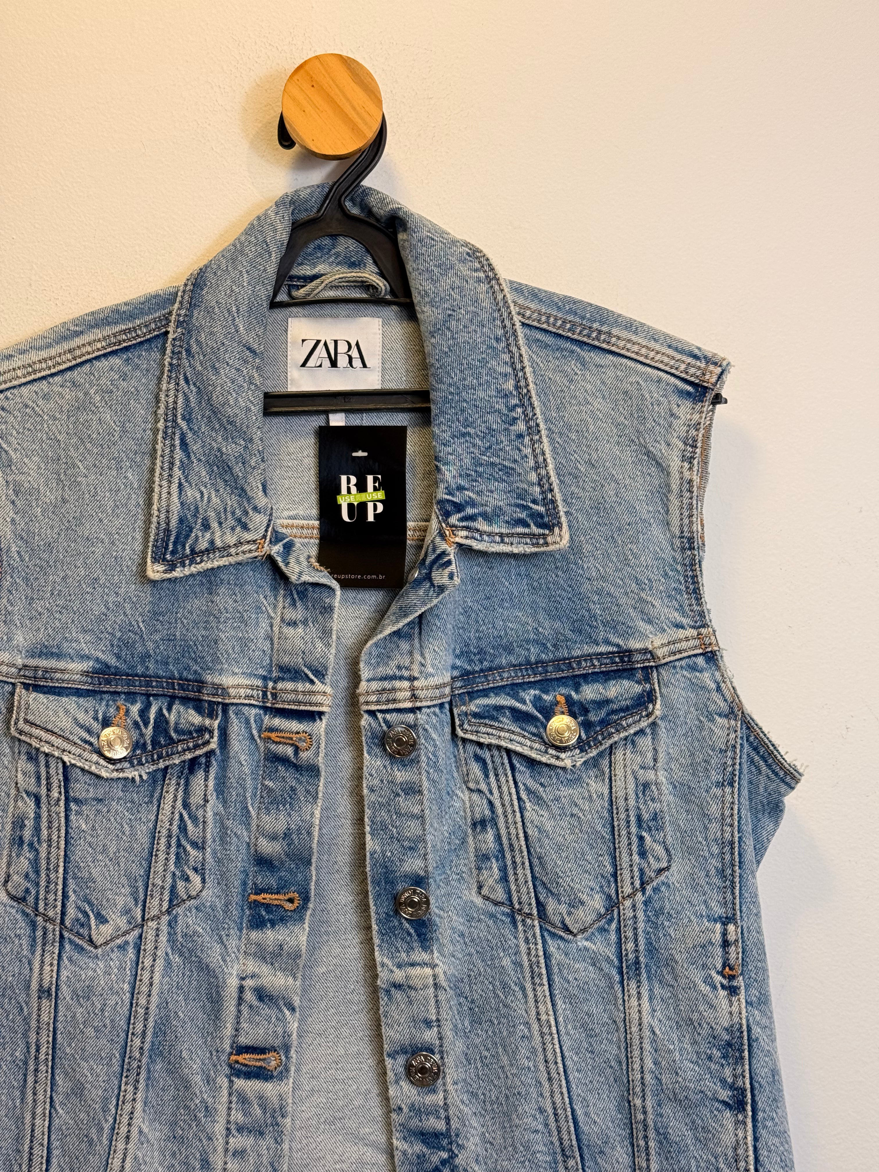 Colete Jeans Zara