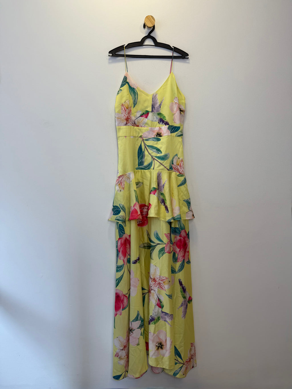 Vestido Amarelo Estampa Floral