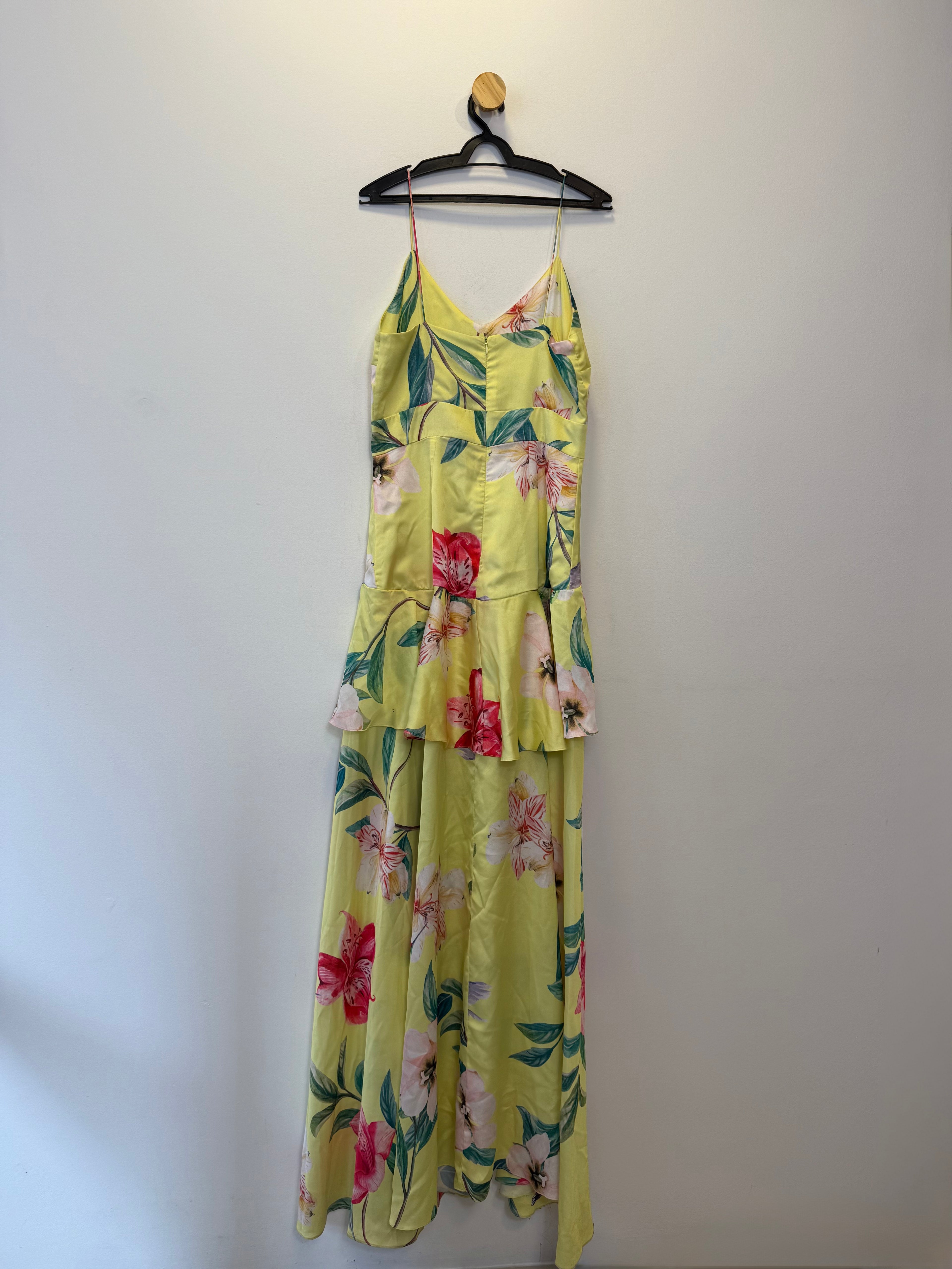 Vestido Amarelo Estampa Floral