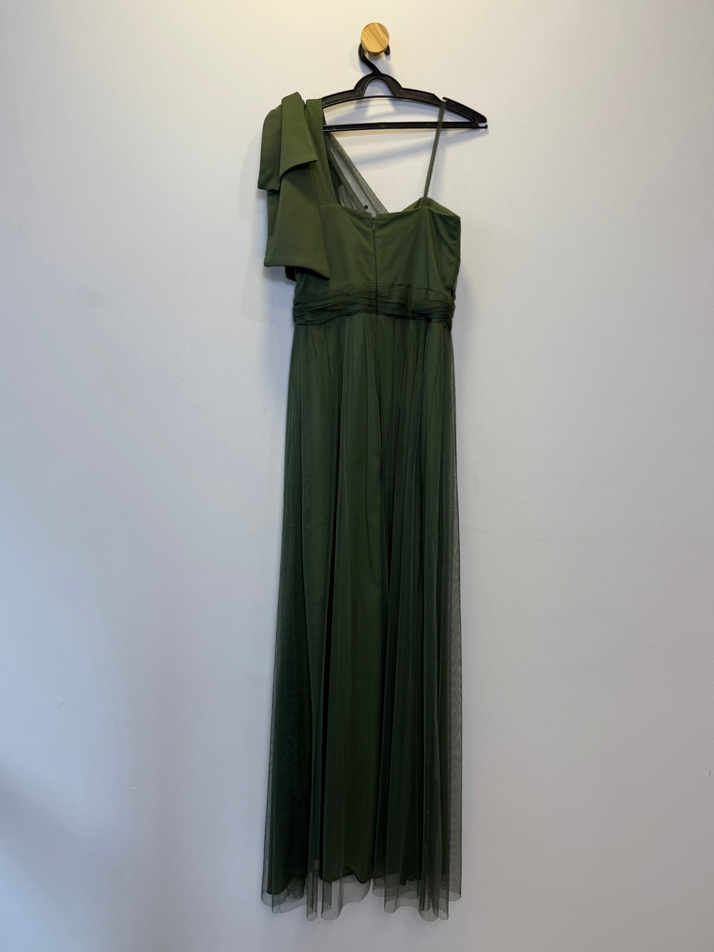 Vestido de Festa Longo Verde Oliva