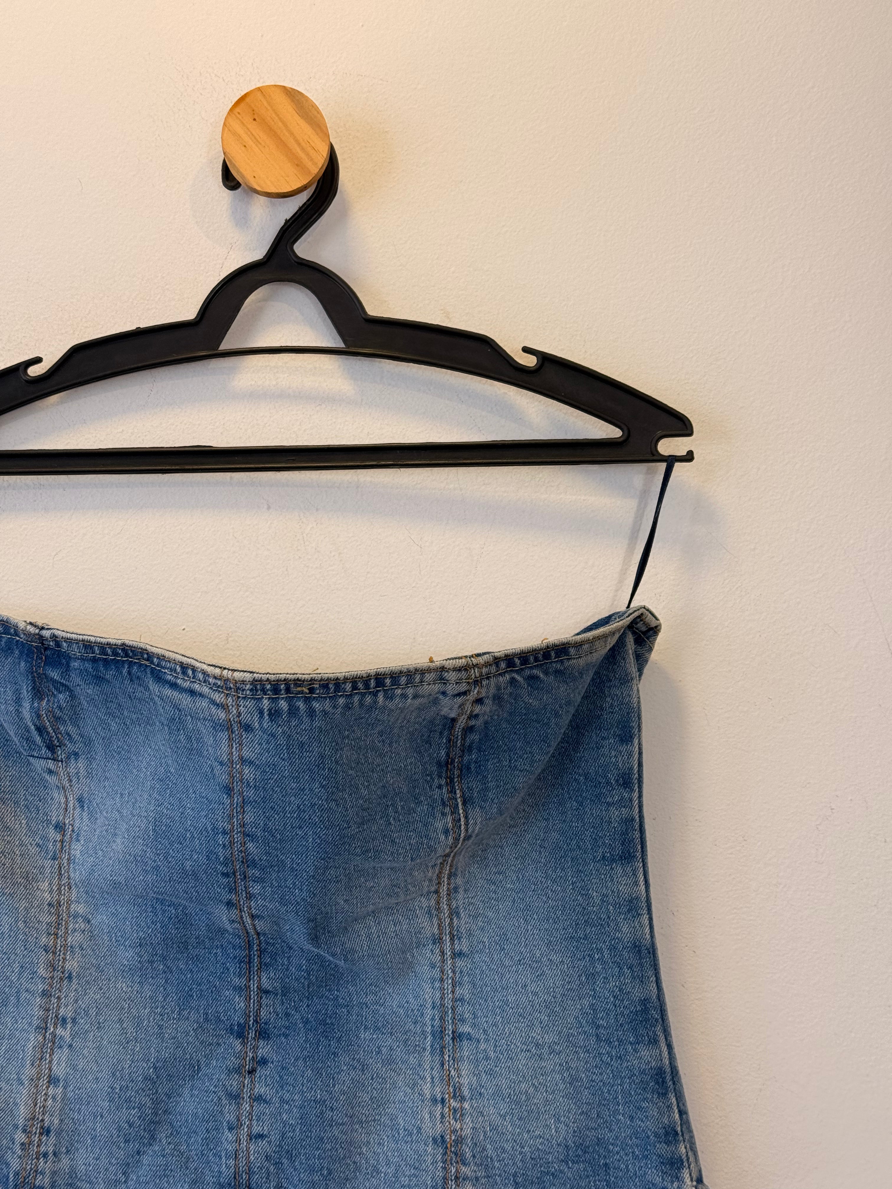 Top Faixa Jeans Zara