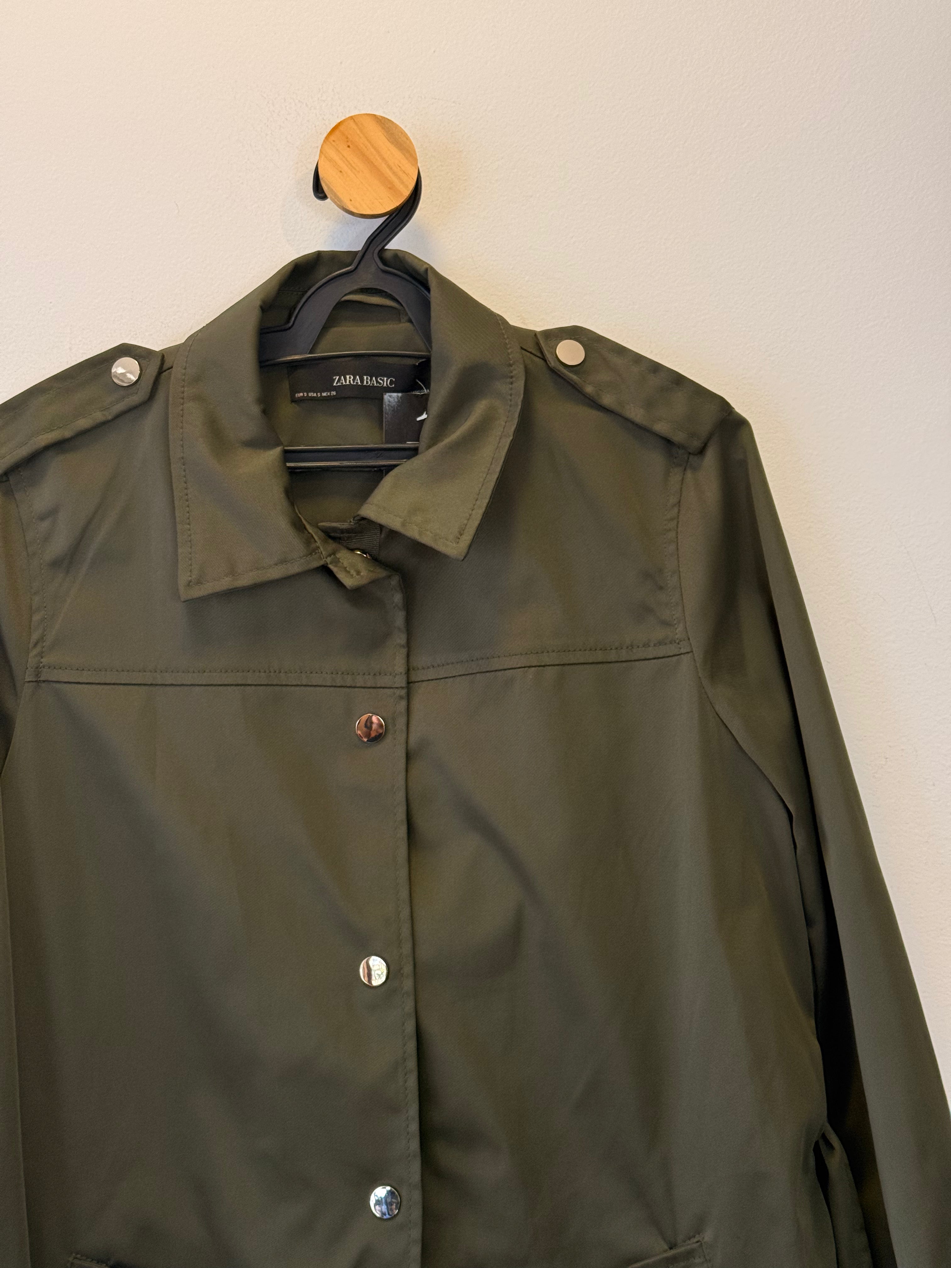 Parka Verde Zara