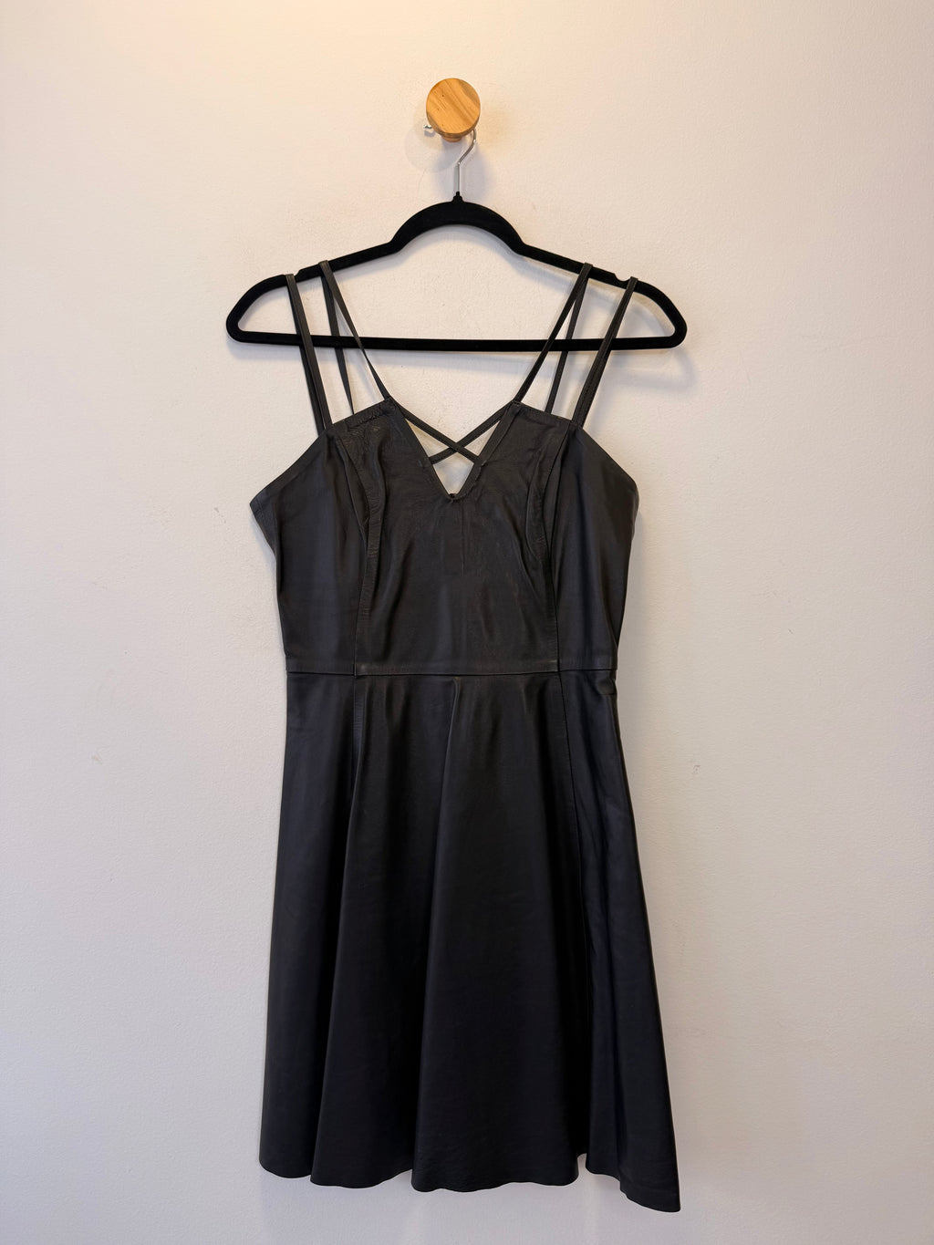 Vestido Preto Couro BO.BÔ