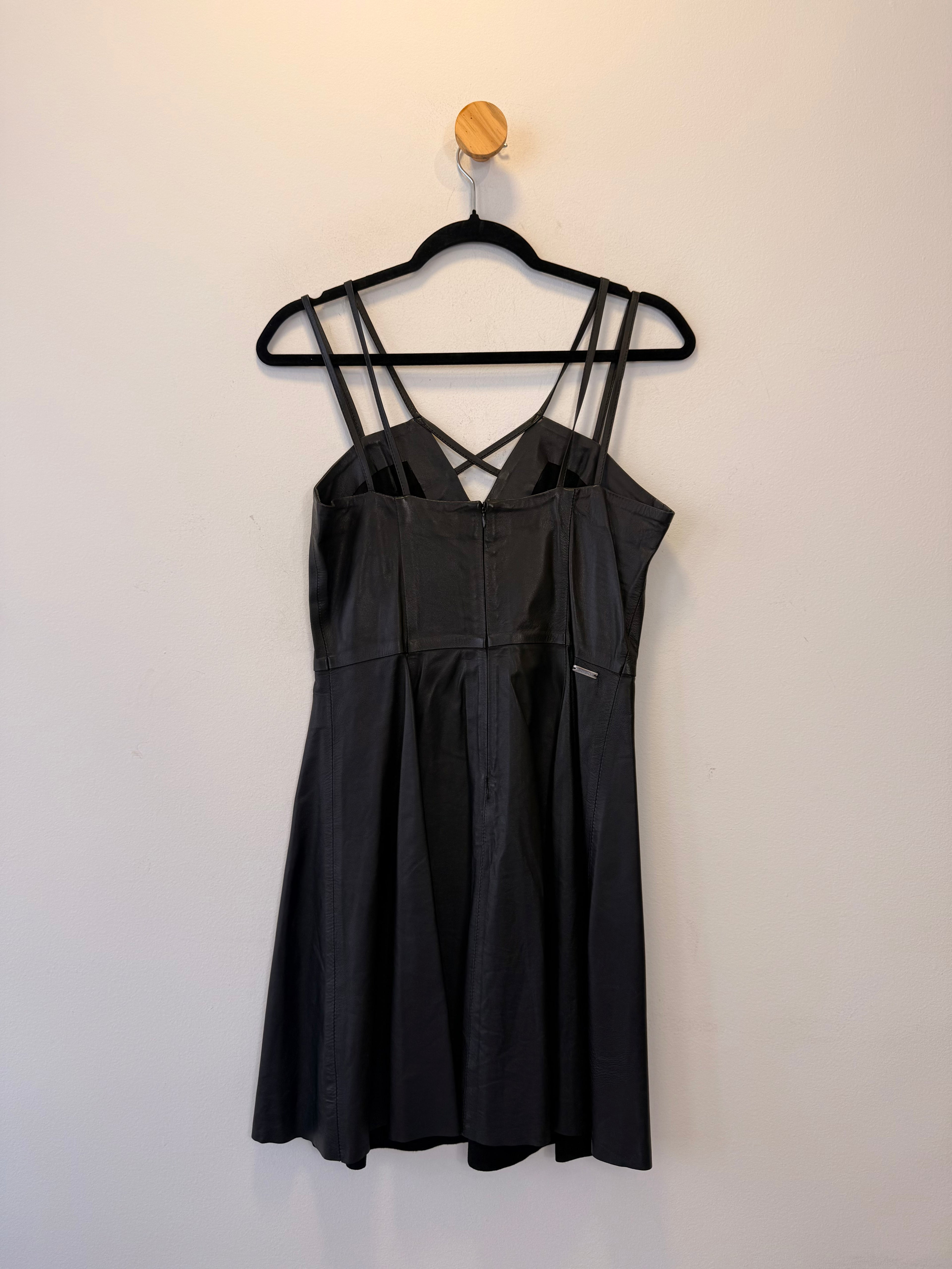 Vestido Preto Couro BO.BÔ