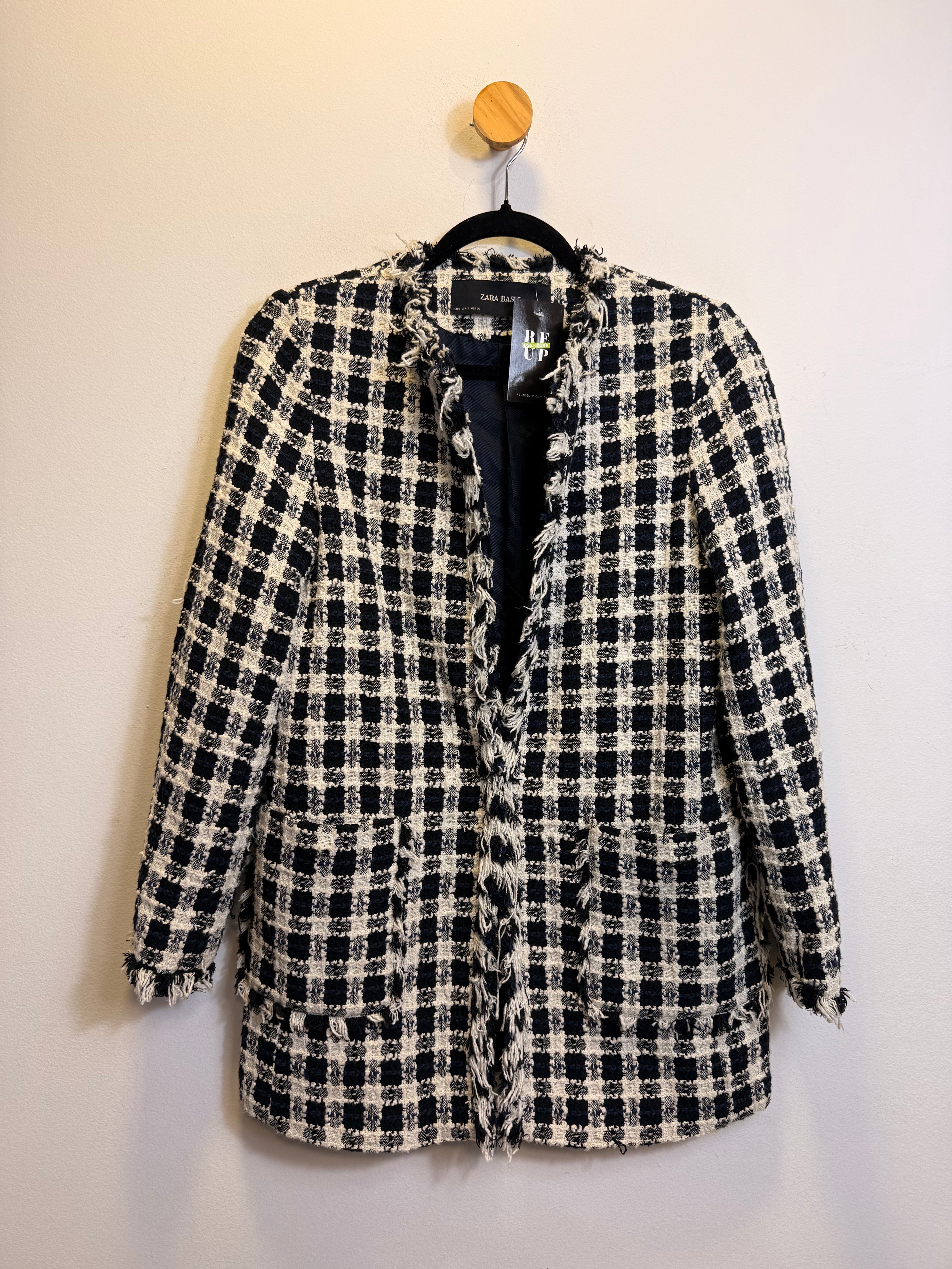 Blazer Xadrez Zara