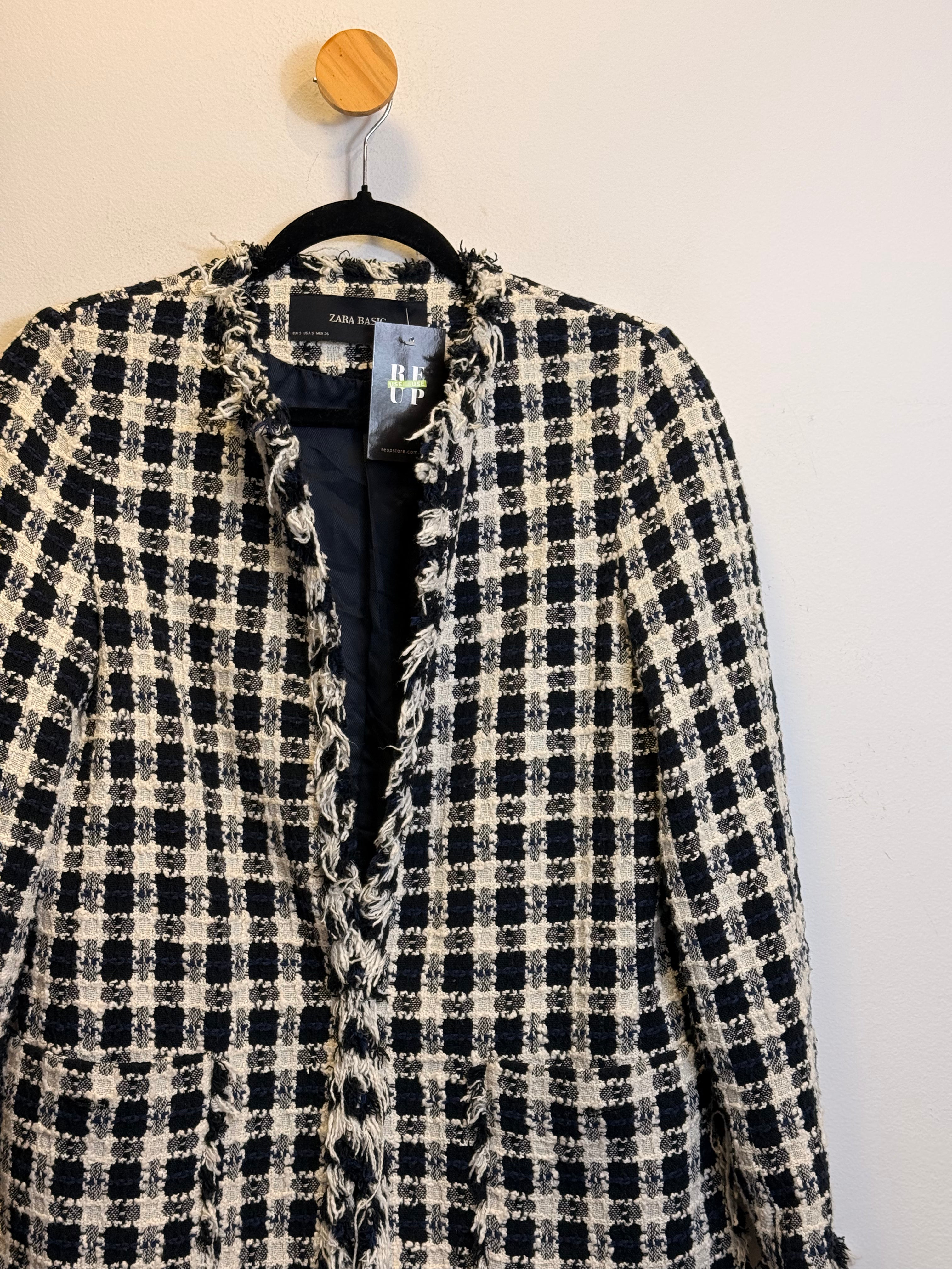 Blazer Xadrez Zara