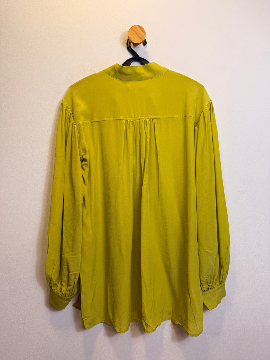 Camisa Verde Seda D-Gaia