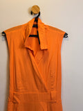 Vestido Laranja Cor da Roupa
