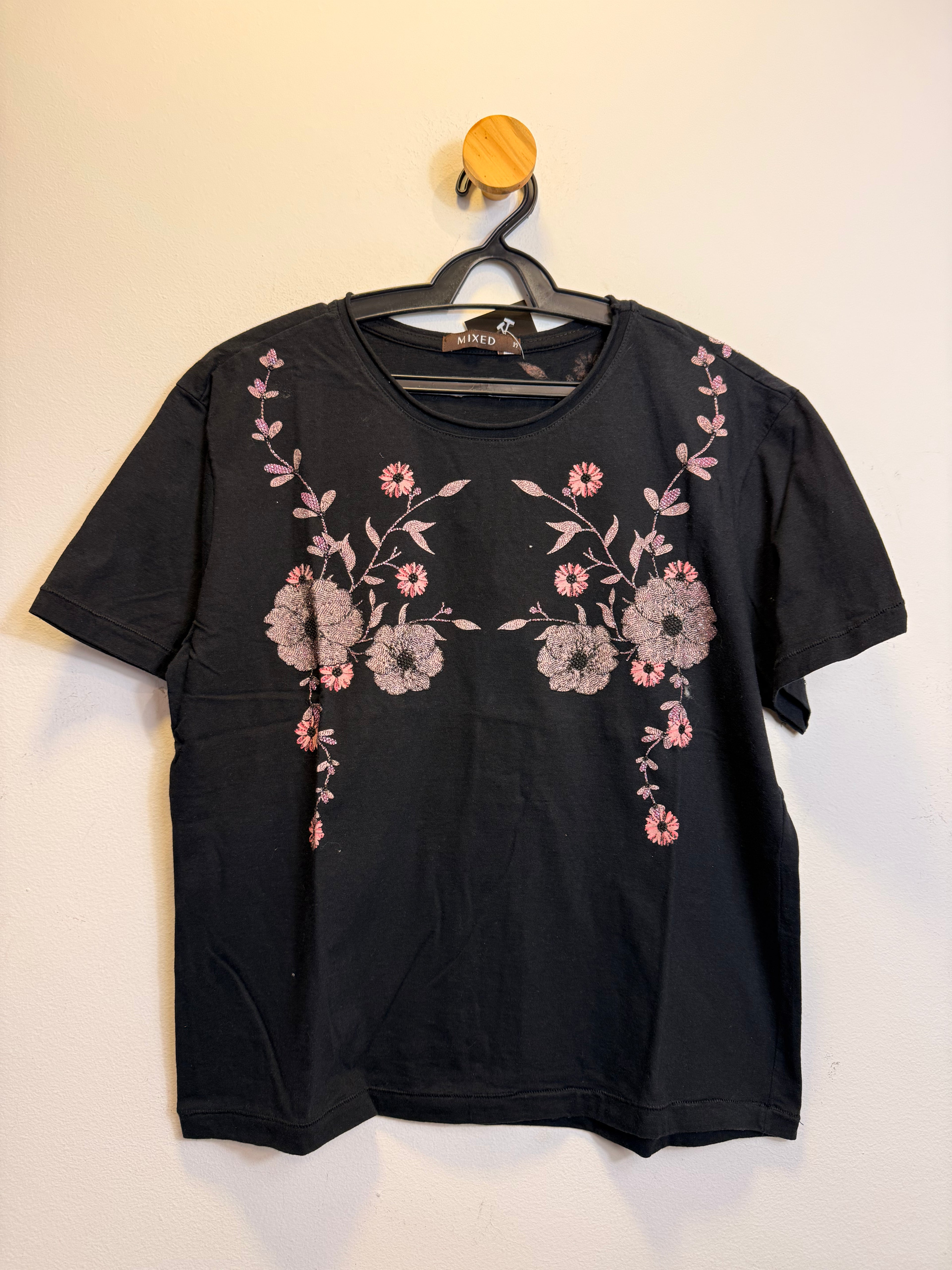 Blusa Preta Mixed
