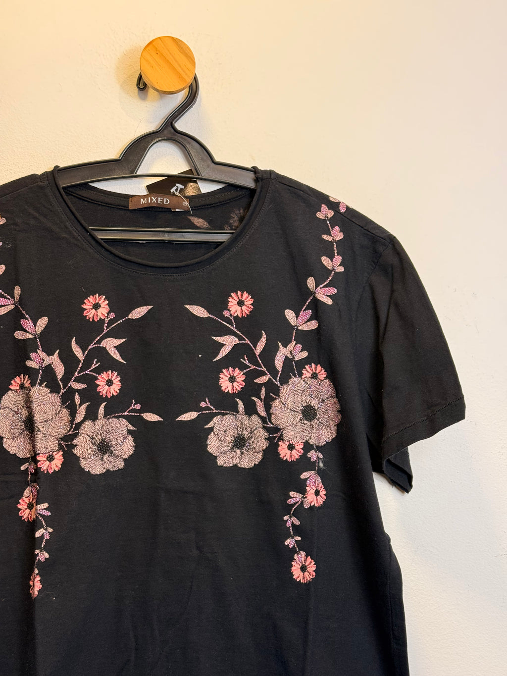 Blusa Preta Mixed