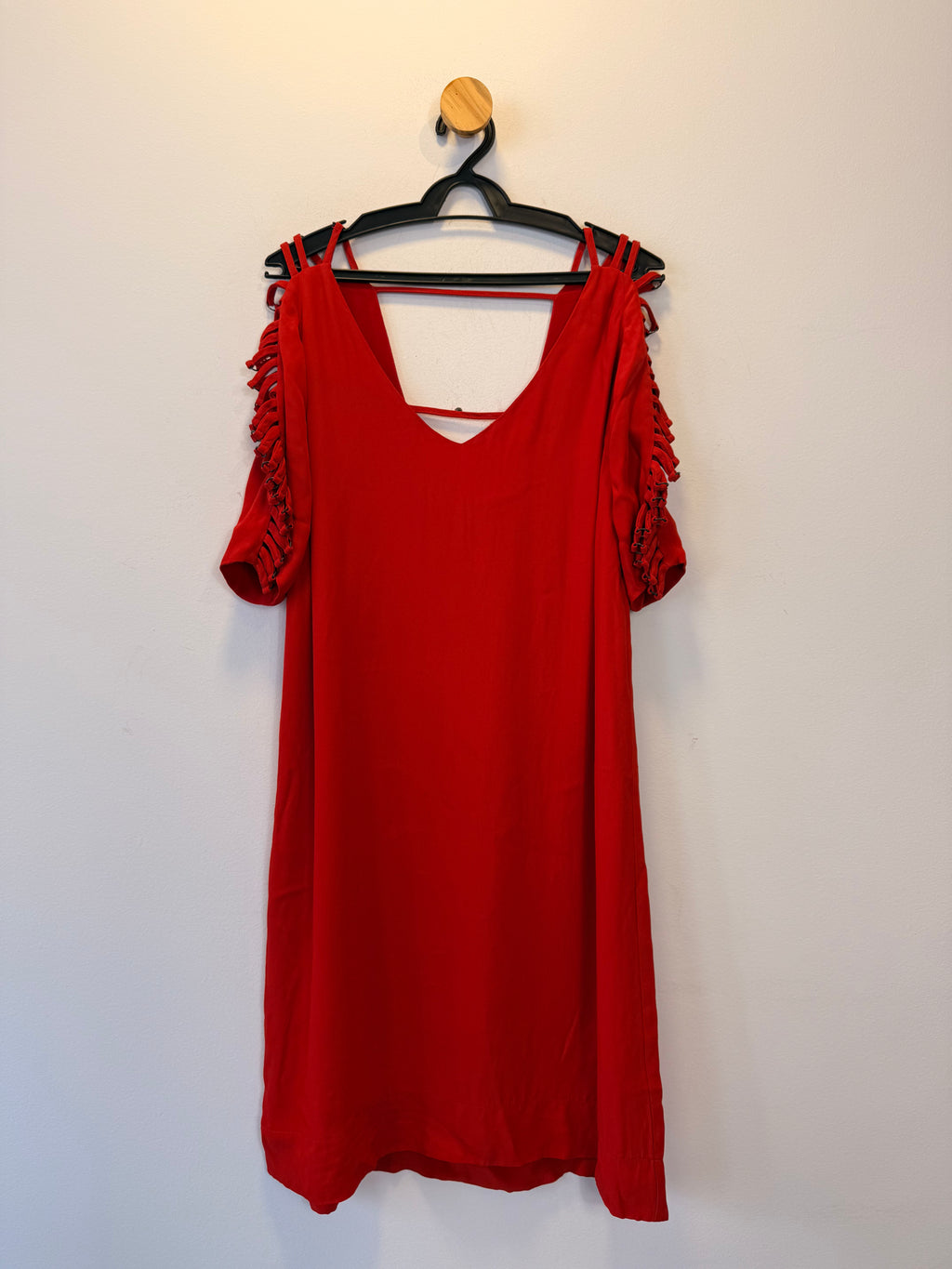 Vestido Vermelho Shoulder