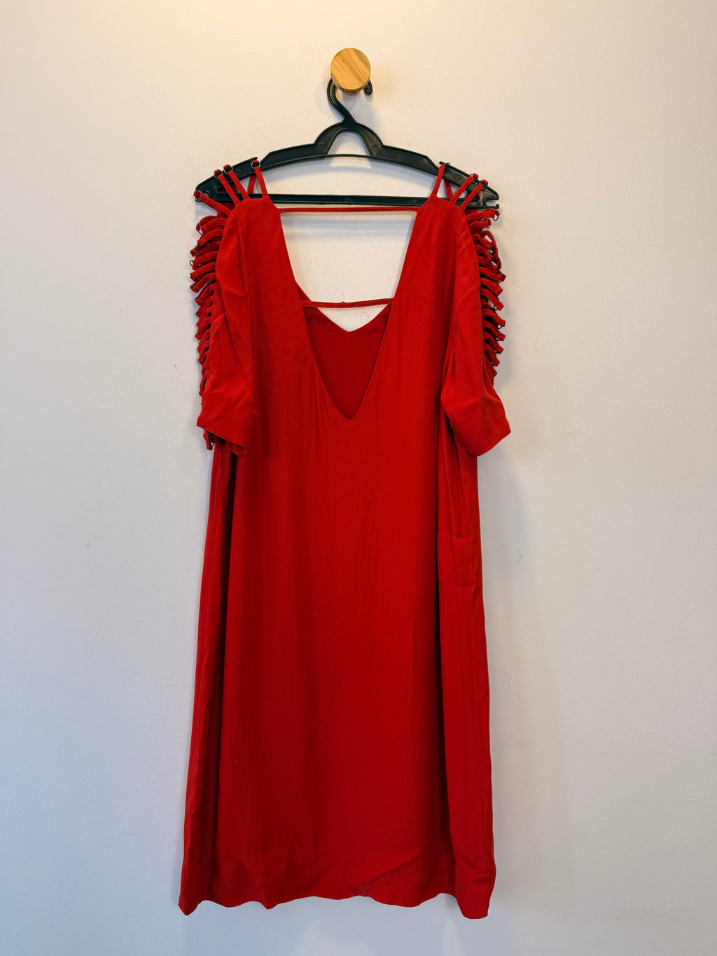 Vestido Vermelho Shoulder