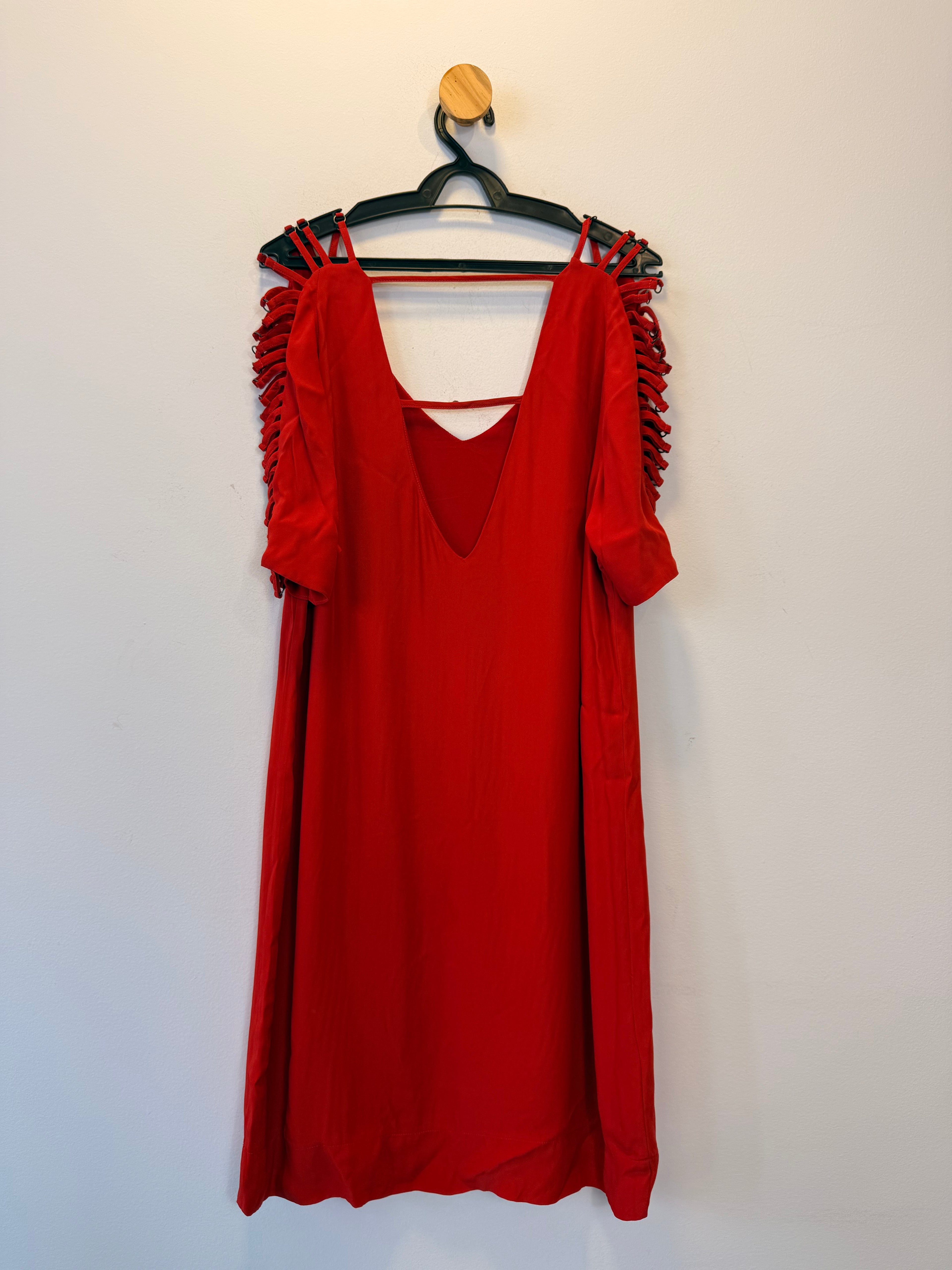 Vestido Vermelho Shoulder