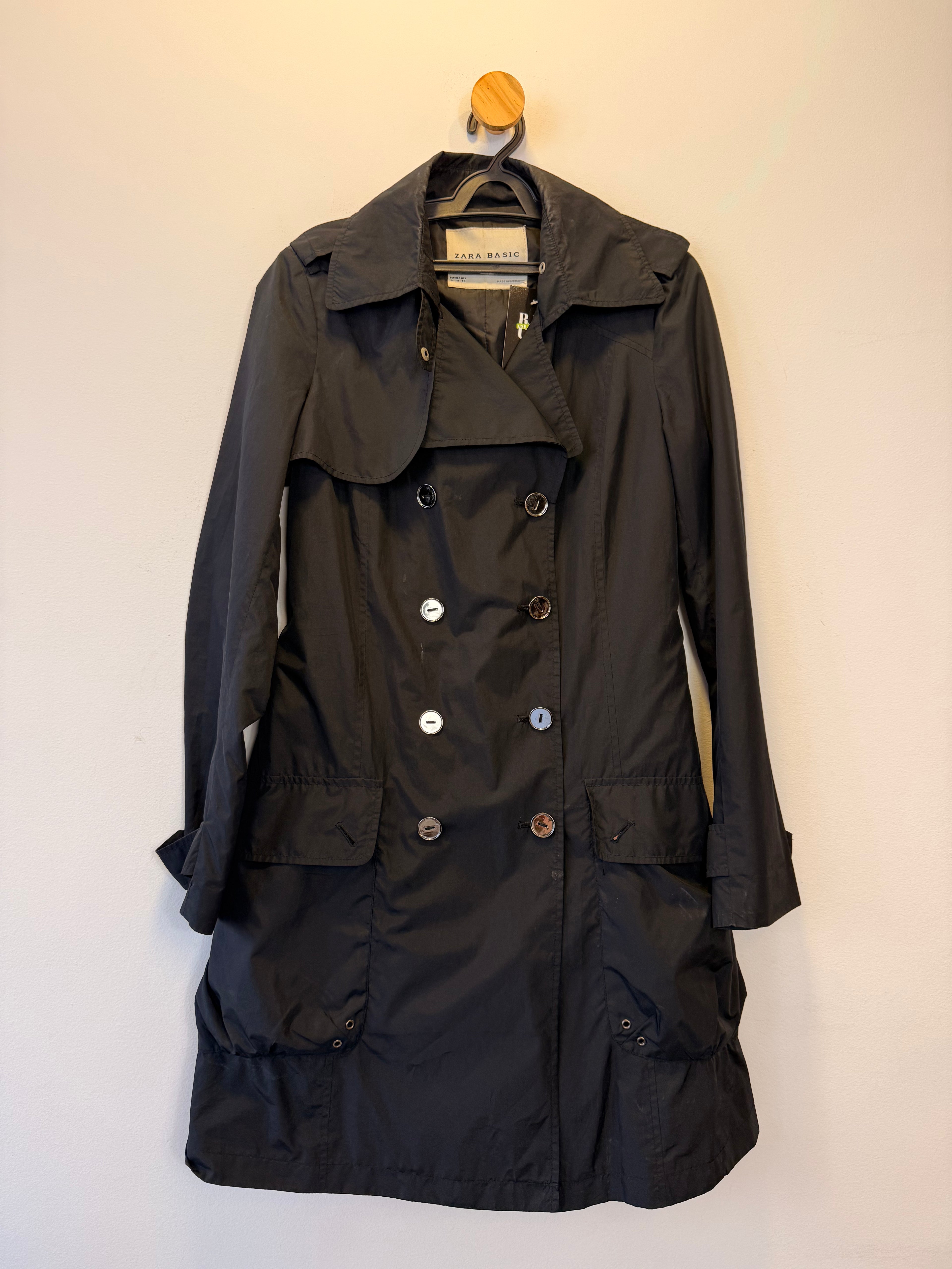 Parka Preta Zara