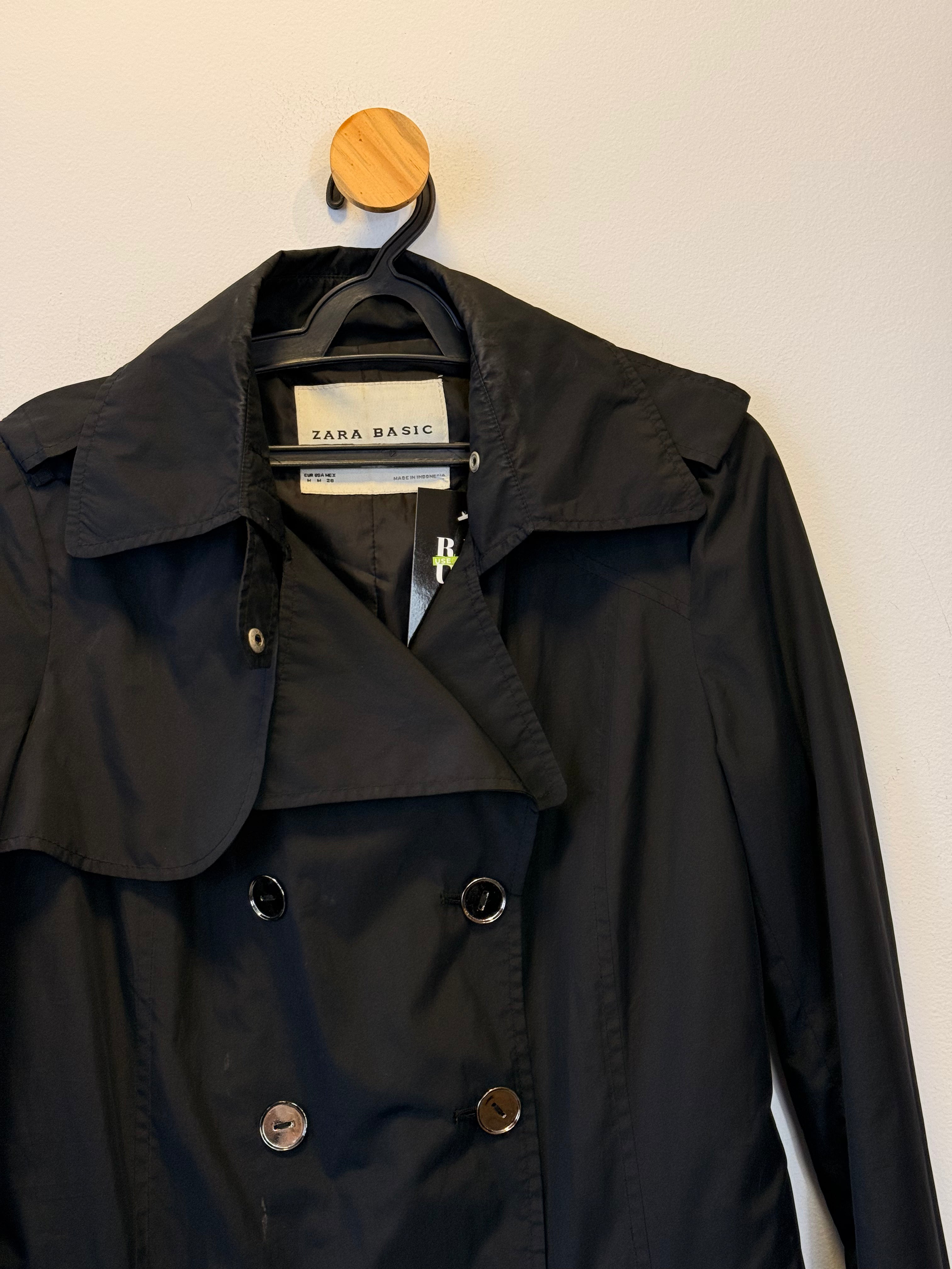 Parka Preta Zara