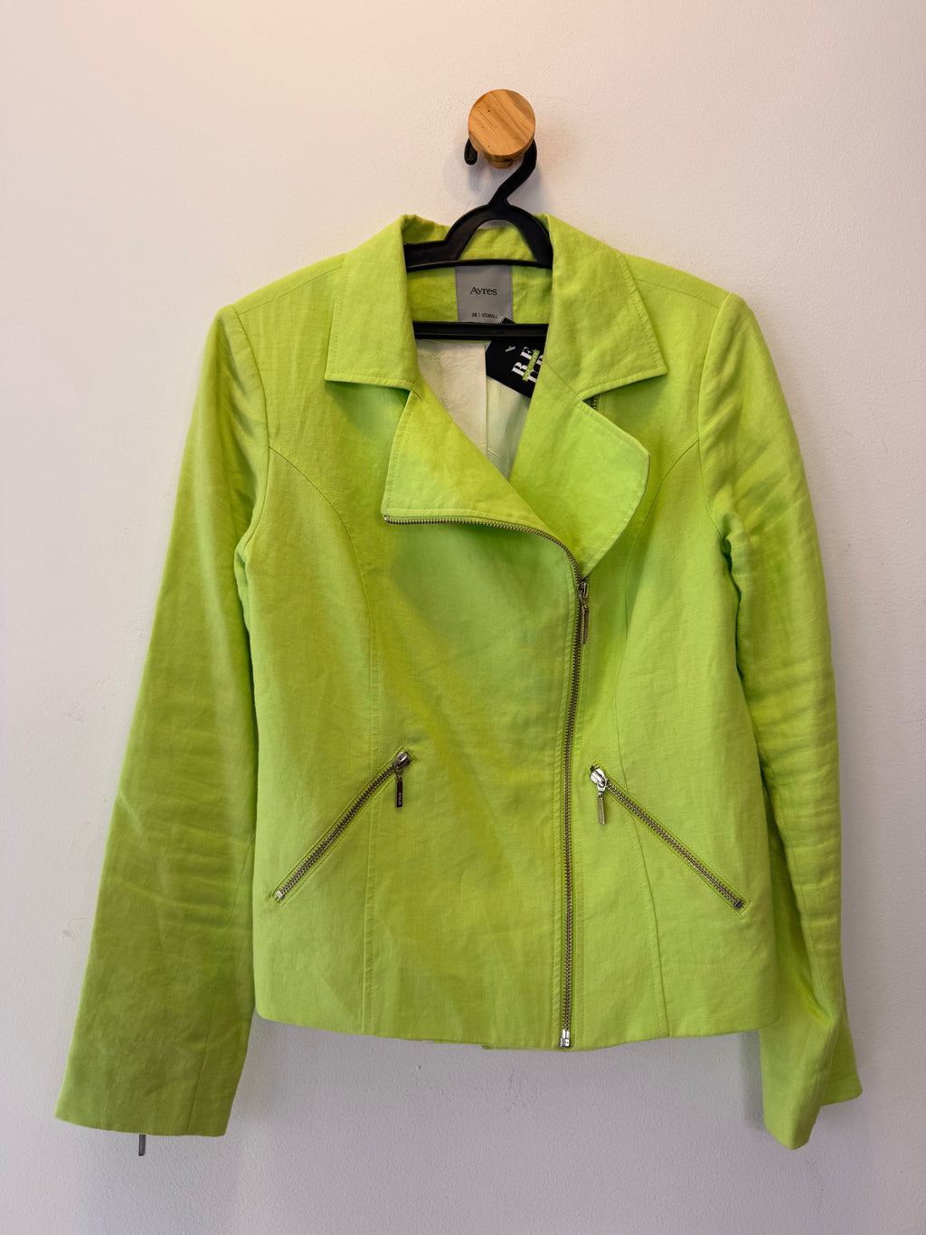 Jaqueta Verde de Linho Ayres