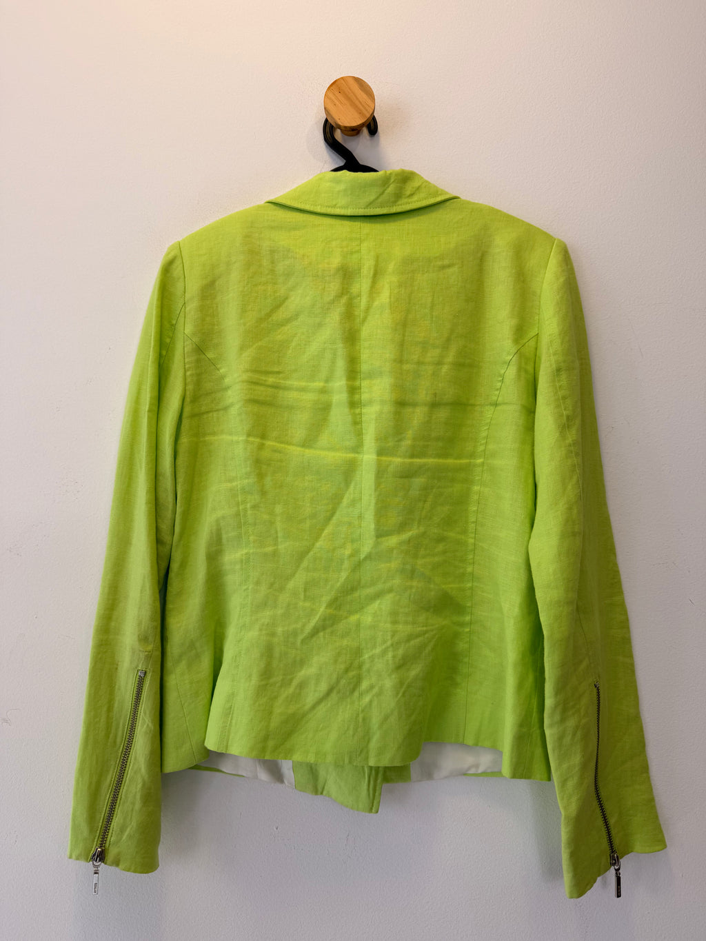 Jaqueta Verde de Linho Ayres