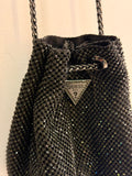 Bolsa Preta Strass Guess